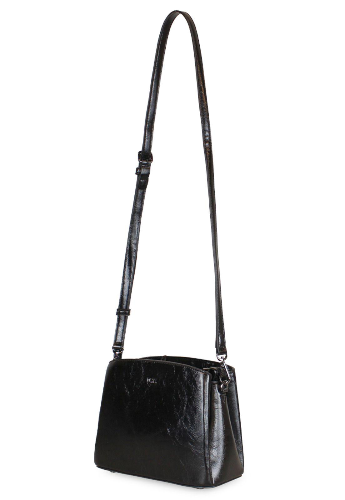 Cartera Donna Karan Peige Satchel negra DKNY-3