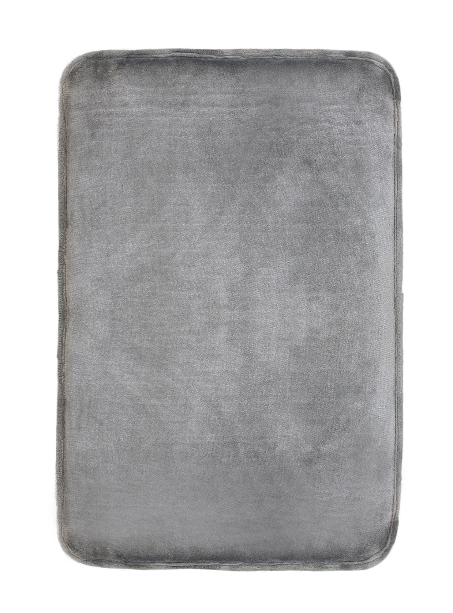 Alfombra de Baño Nautica Home flannel 40x60cm antideslizante gris-4