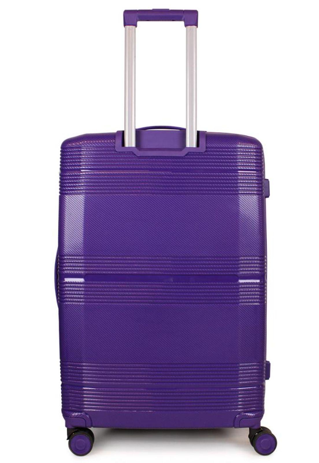 Pack 2 Maletas M+L púrpura CHIC F la Maleta de Chile-9