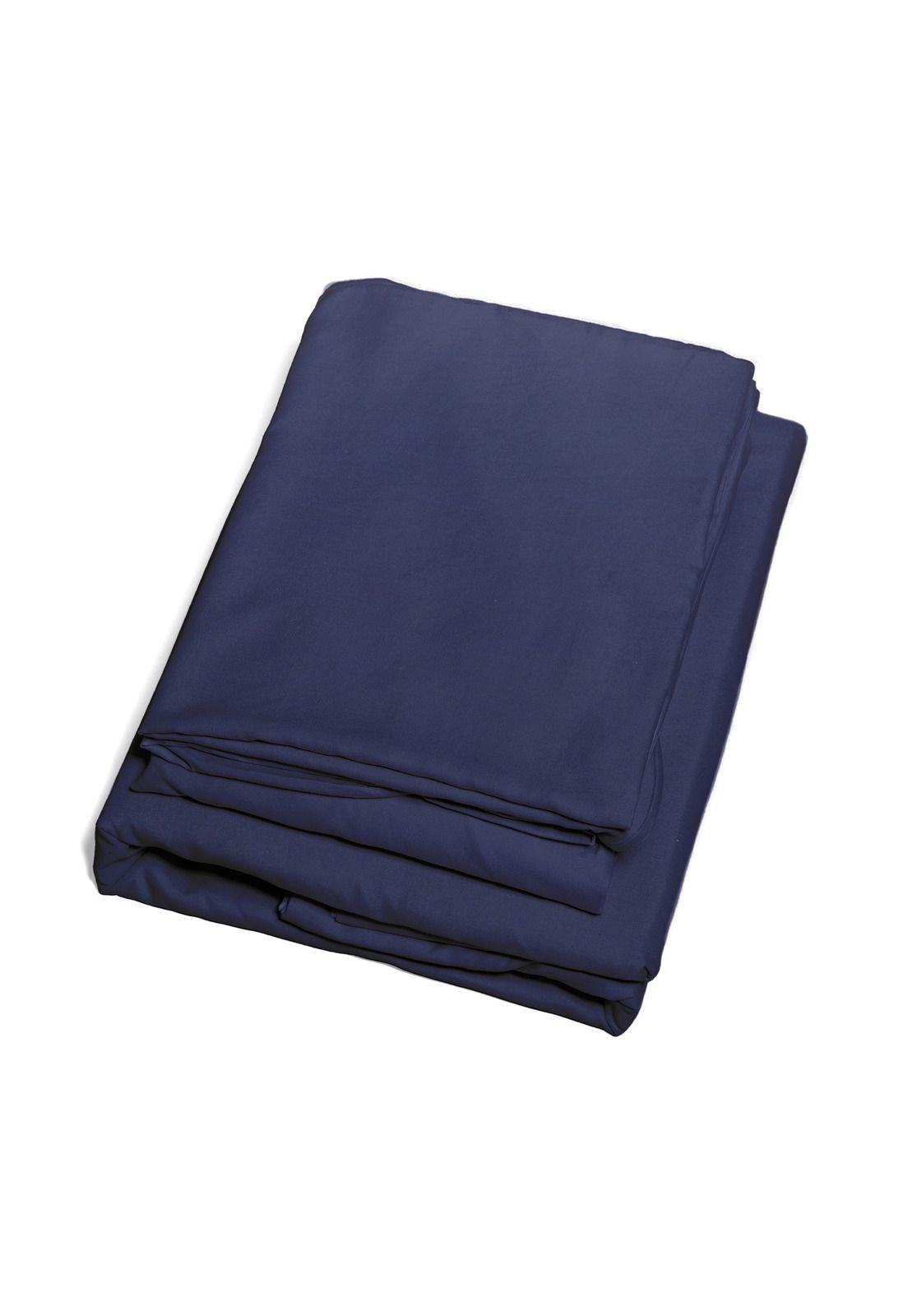 Juego de sábanas Nautica 4 piezas microfibra 2 plazas azul marino-2