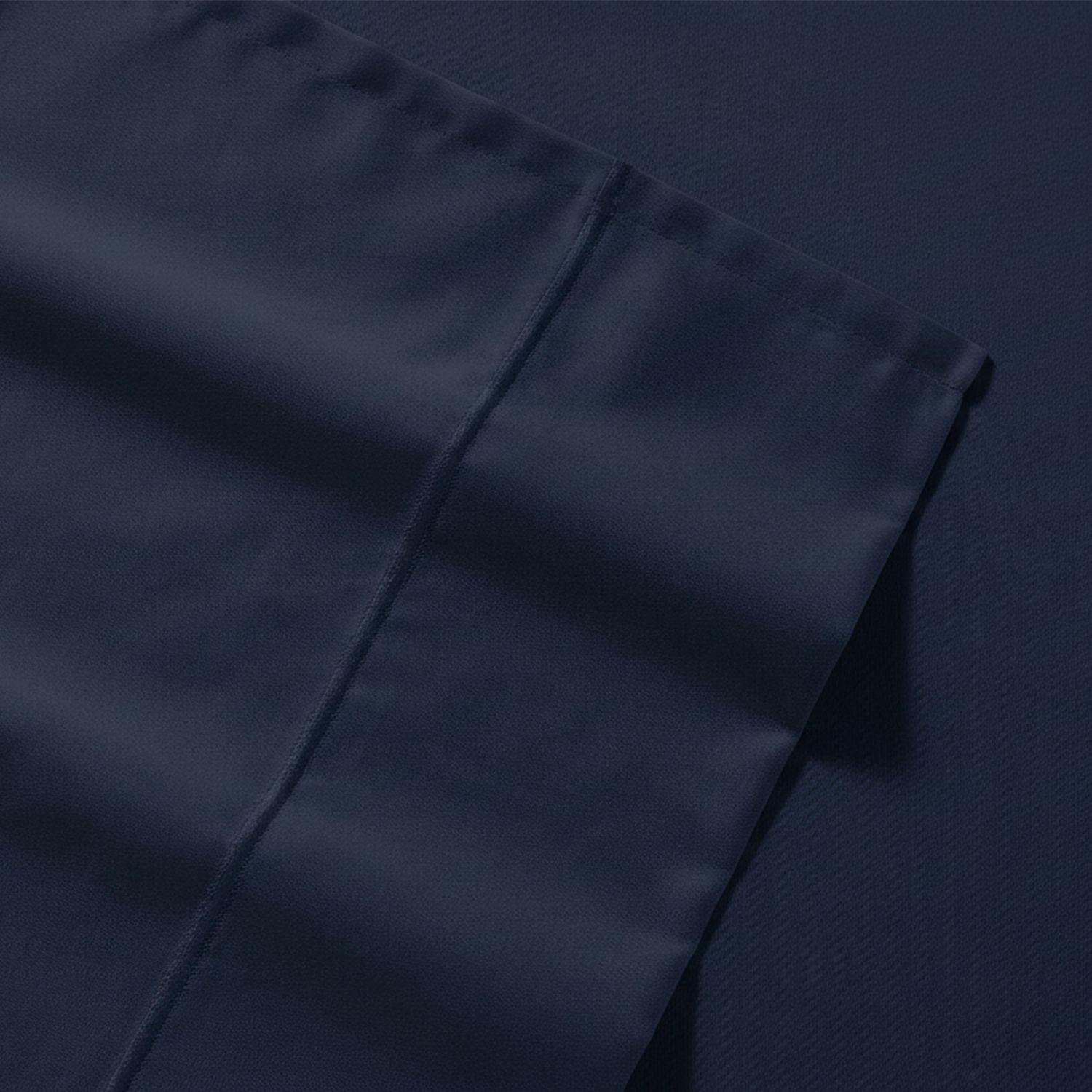 Juego de sábanas Nautica 4 piezas microfibra 2 plazas azul marino-2