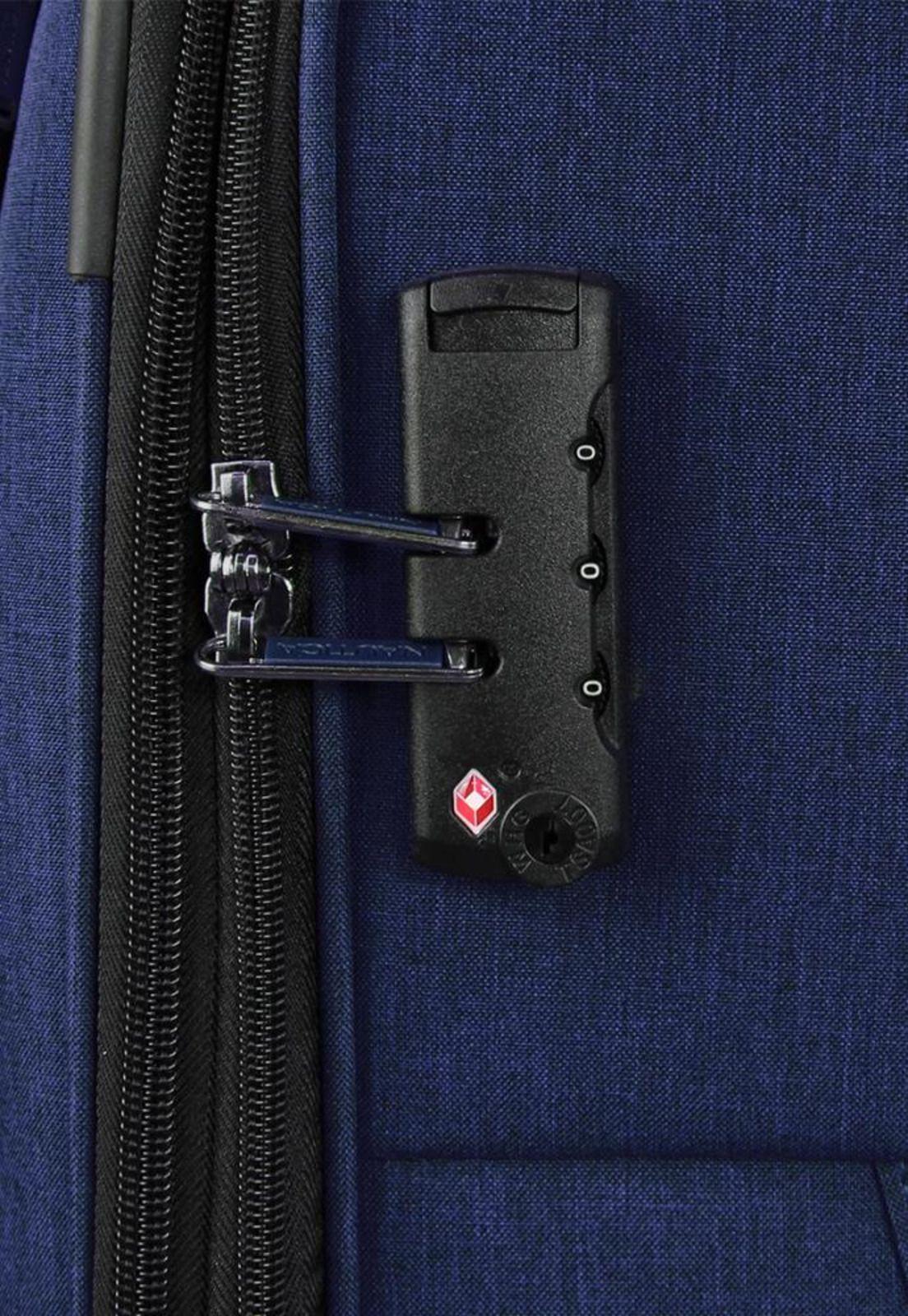 Maleta de tela Fram mediana 20 Kg azul Nautica-3
