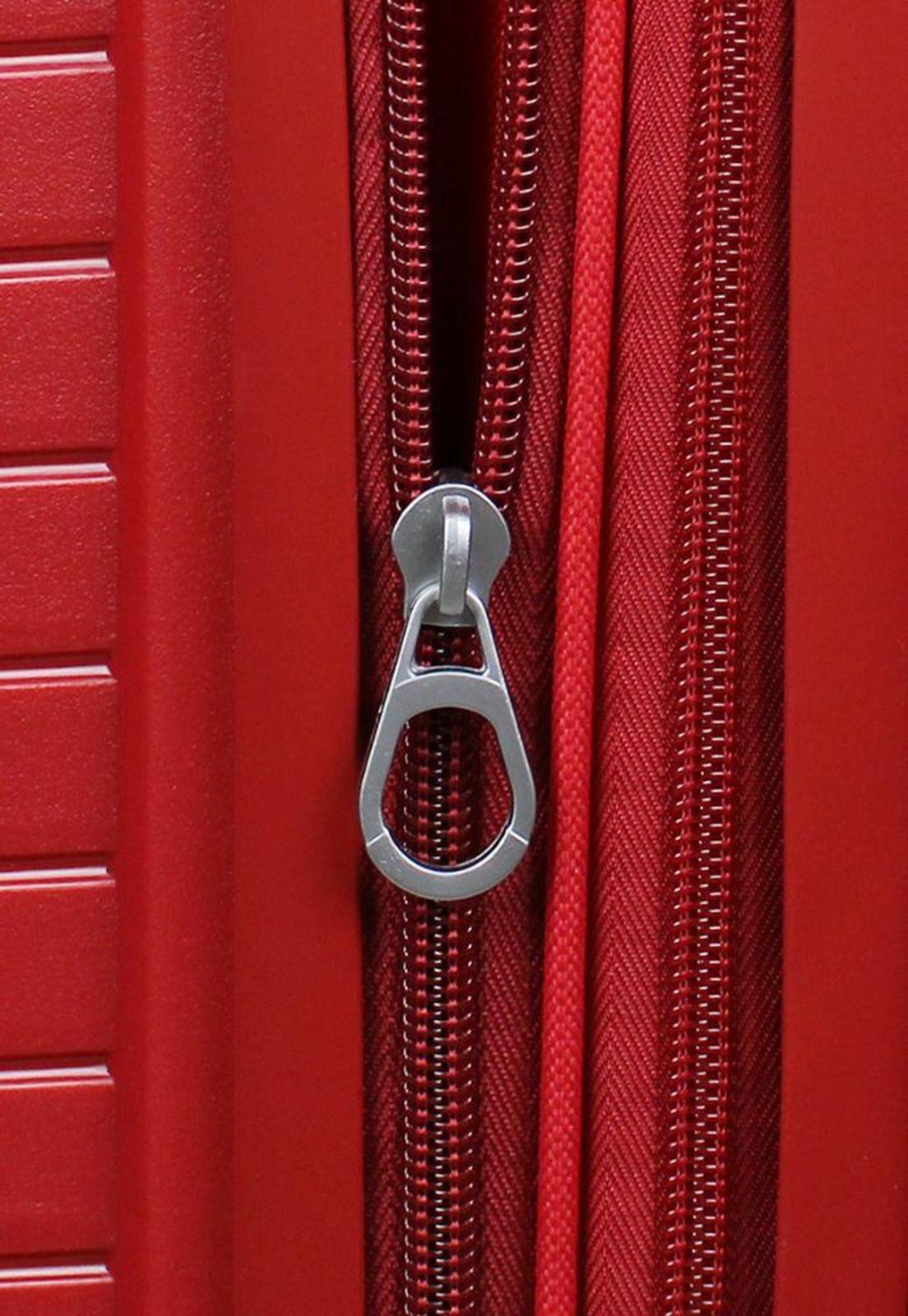 Maleta Mediana Storm 20kg roja Swiss bag-4
