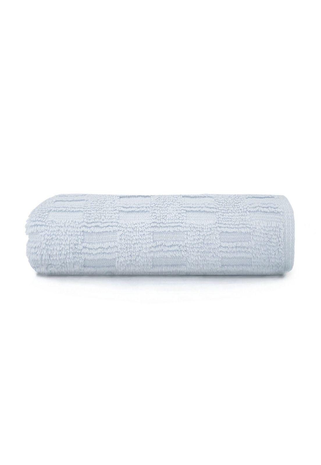 Toalla de cara SAVOY Nautica 100% algodón 30x50cm hipoalergénica celeste-2