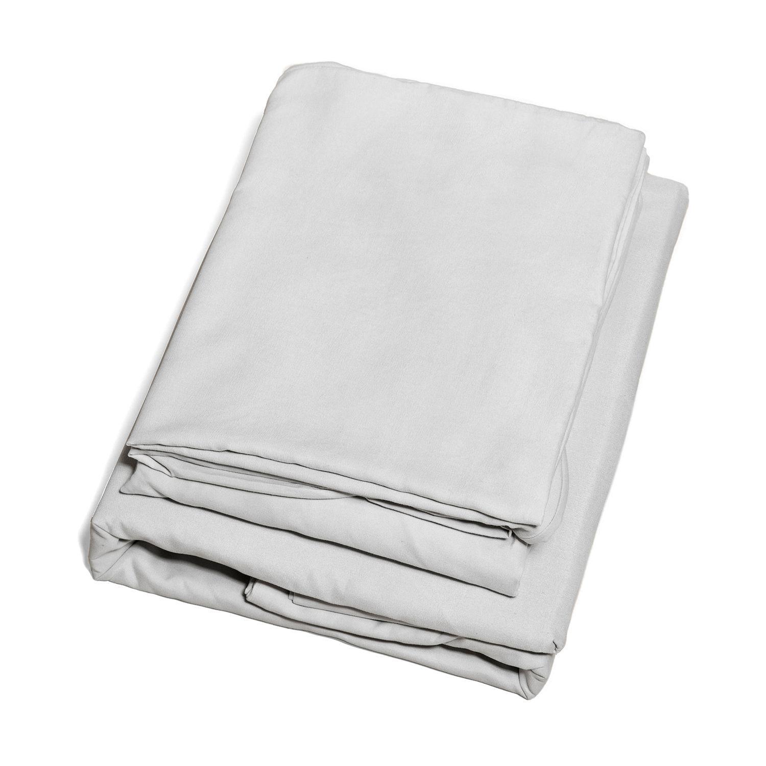 Juego de sábanas Nautica 4 piezas microfibra king blanca-4