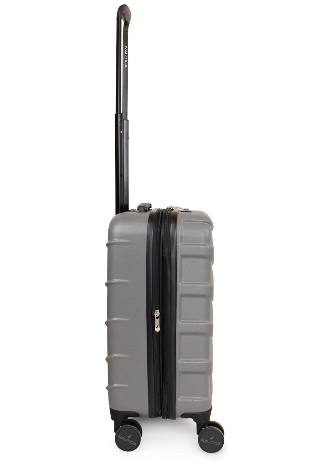 Maleta cabina Mónaco gris S 10kg Nautica-6