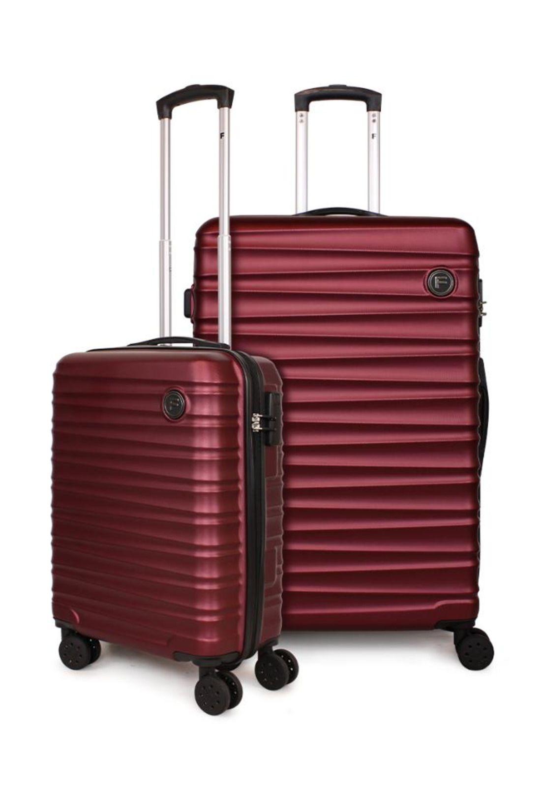 Pack 2 Maletas S+L cabina y grande New Orleans burdeo F-0