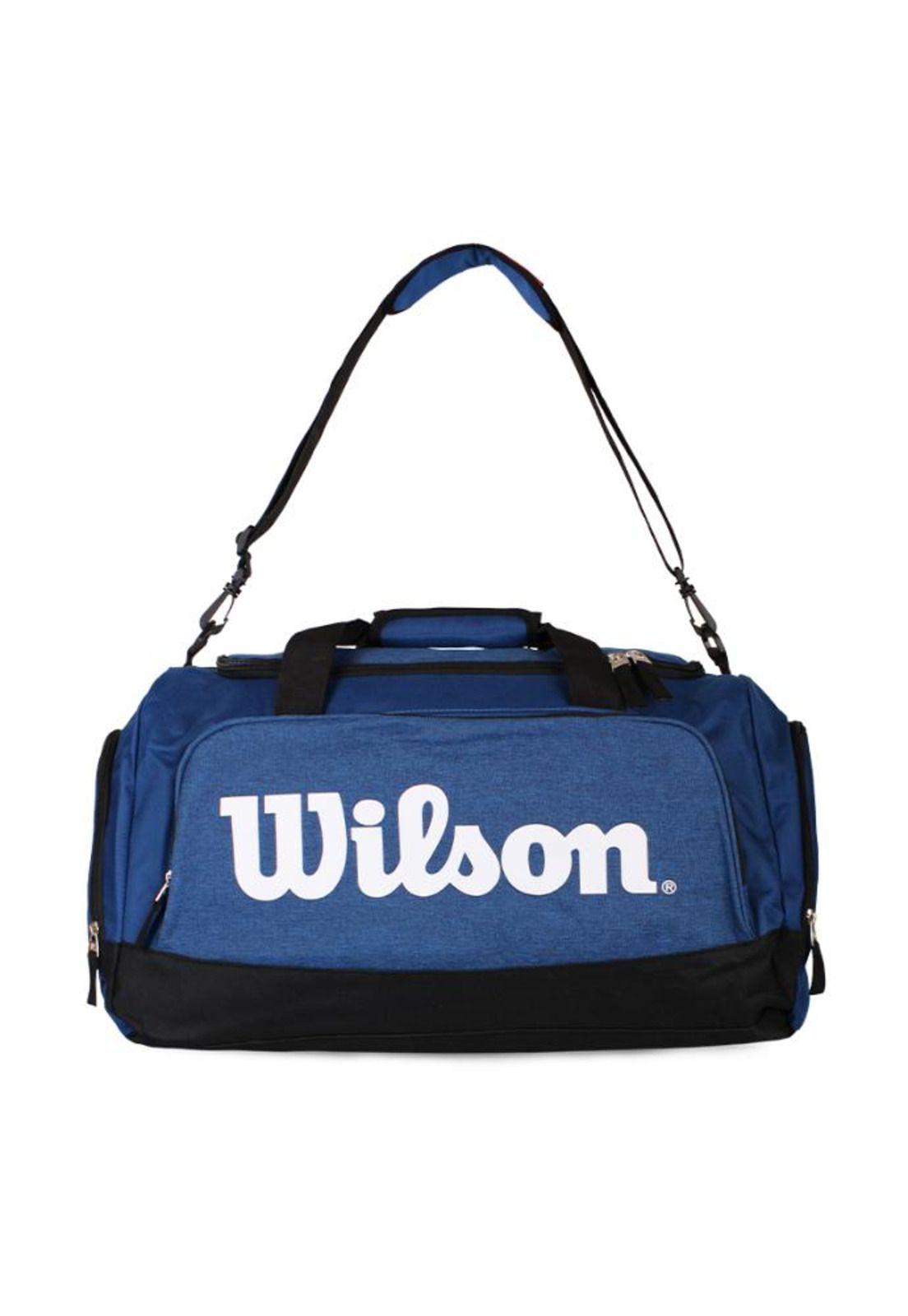 Bolso deportivo Luton azul Wilson-3
