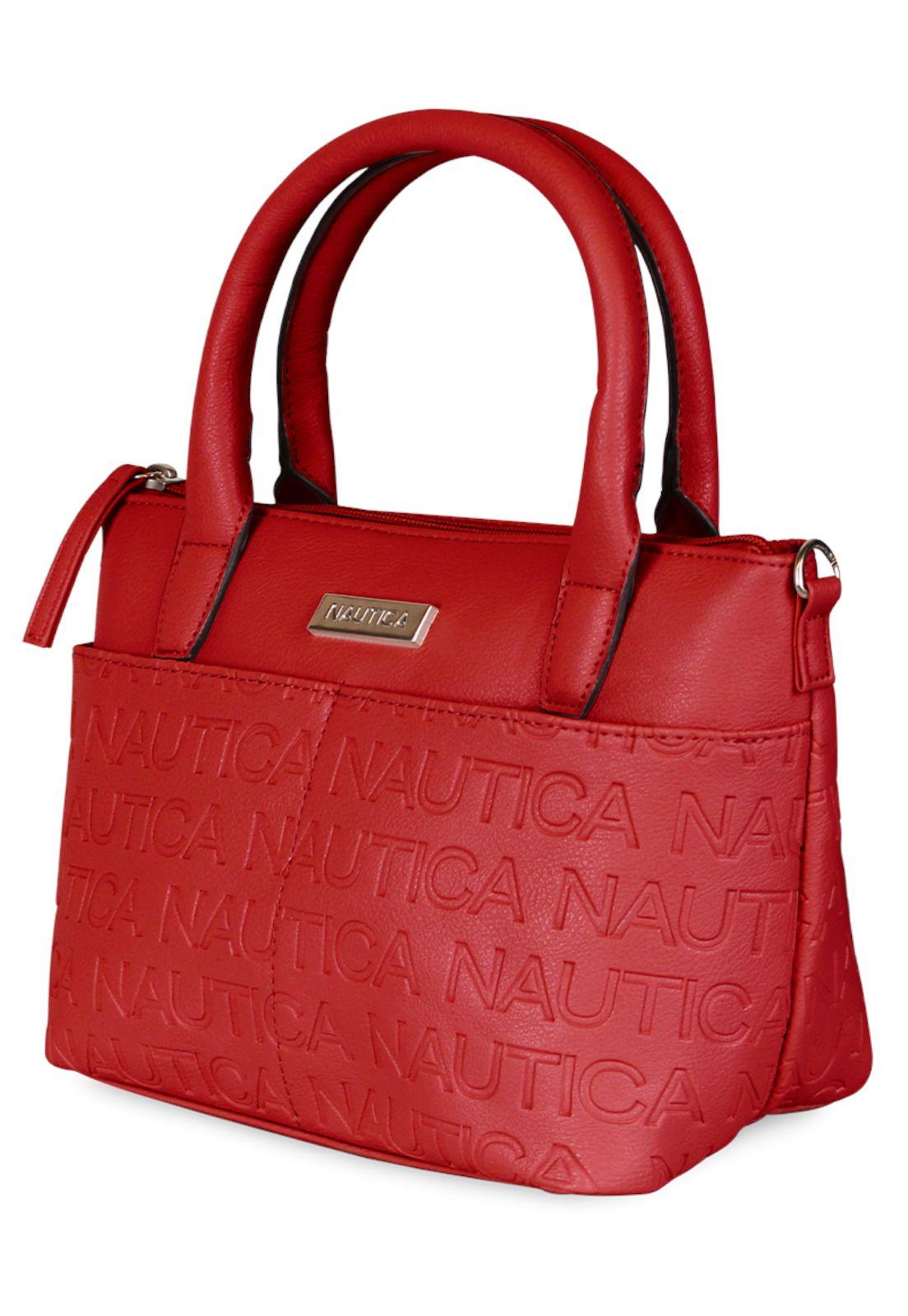 Bolso tipo Cartera Delray roja Nautica-2