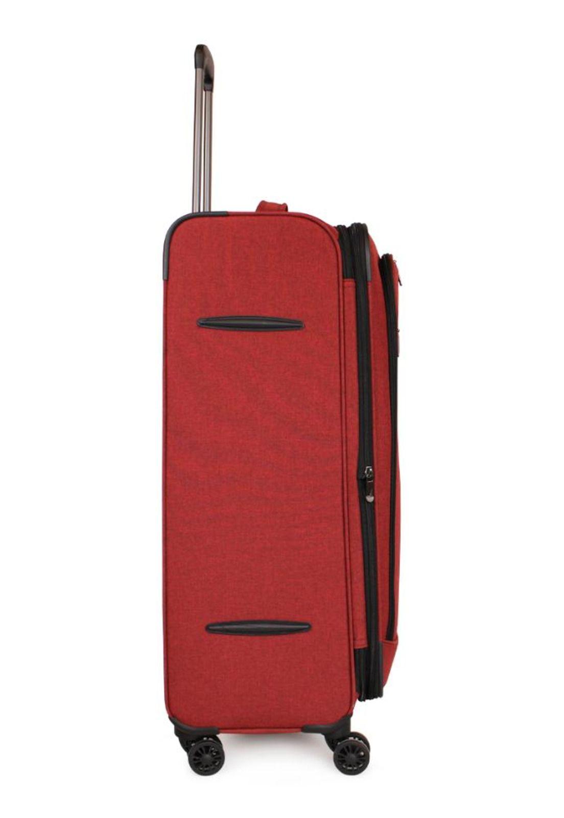 Set 3 maletas de tela Fram S+M+L roja Nautica-7