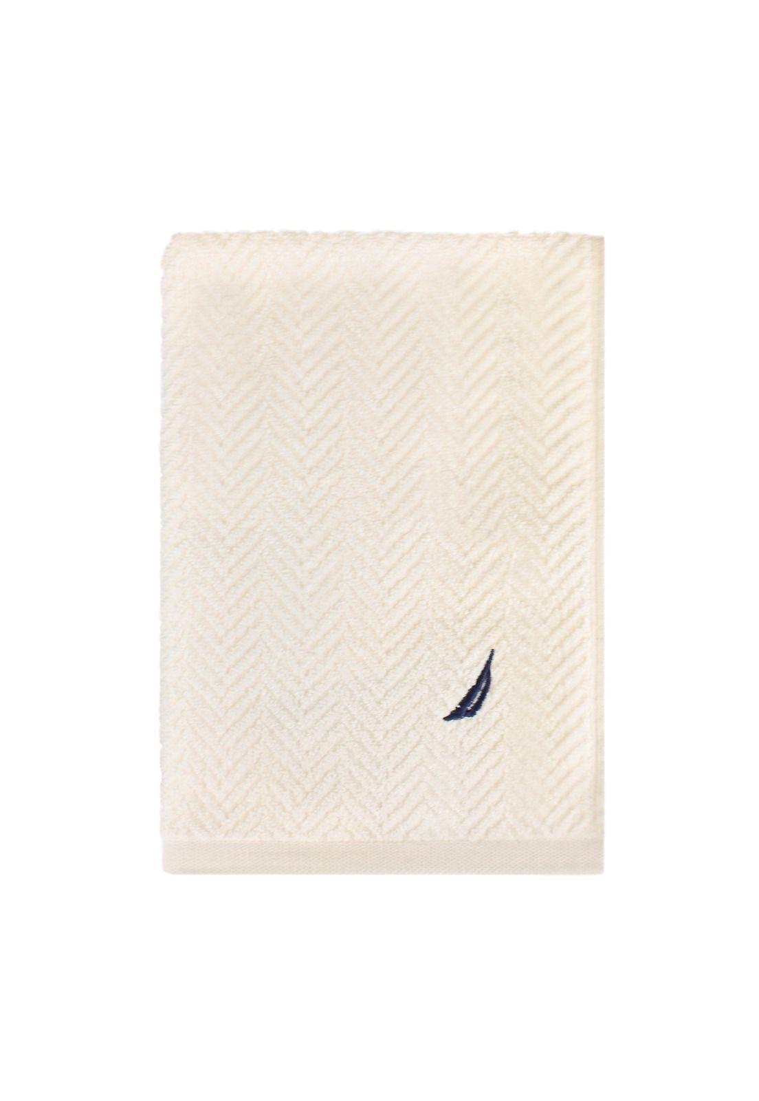 Set 3 Toallas Nautica VIS Cara+mano+cuerpo 100% algodón alta calidad crema-4