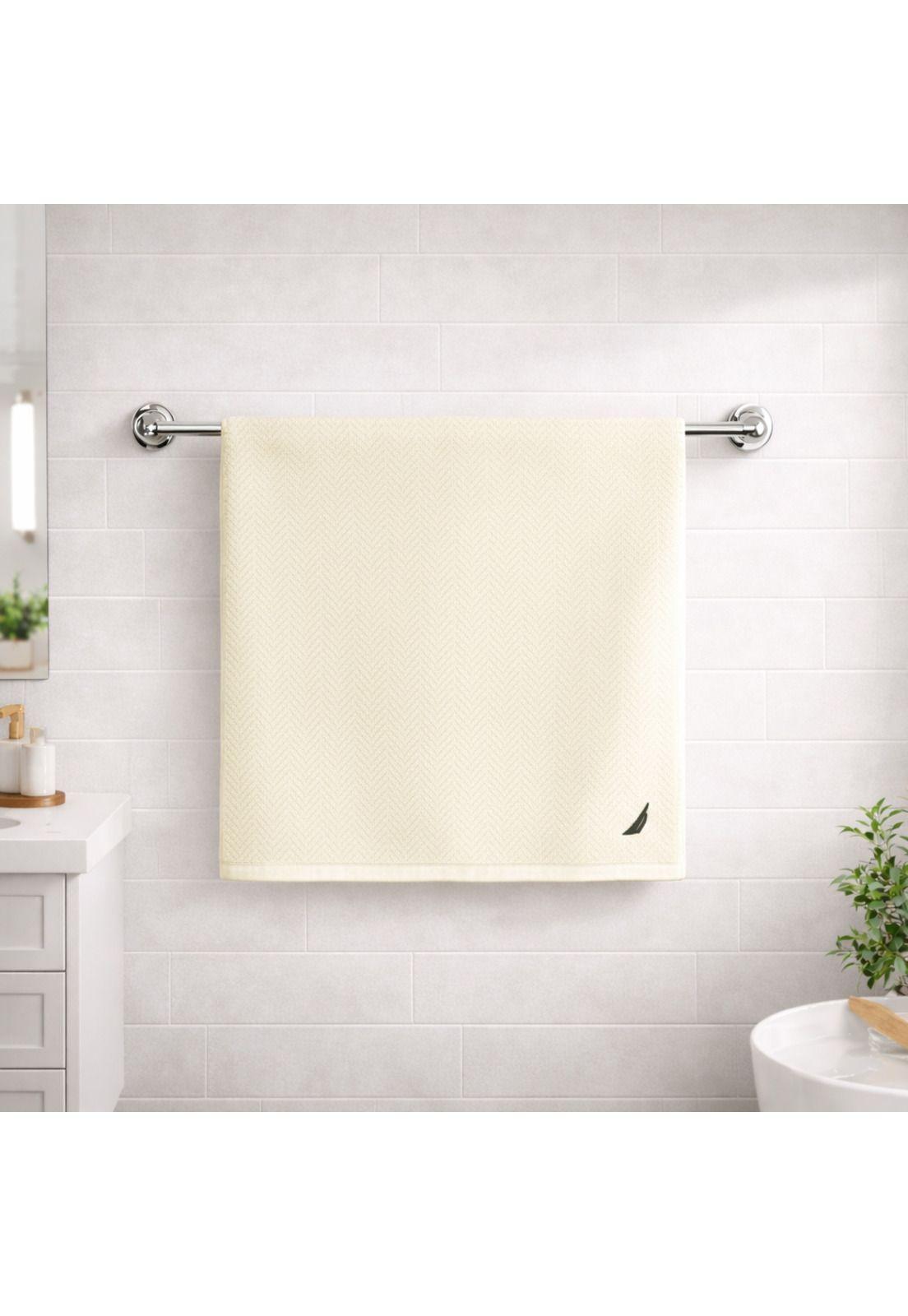 Set 3 Toallas Nautica VIS Cara+mano+cuerpo 100% algodón alta calidad crema-5