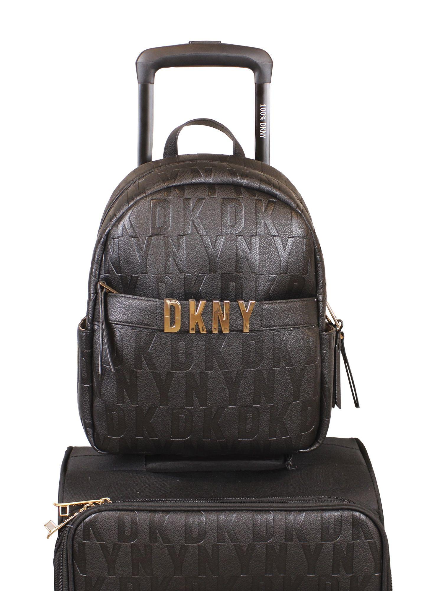 Mochila Impressionist Negro Donna Karan -3