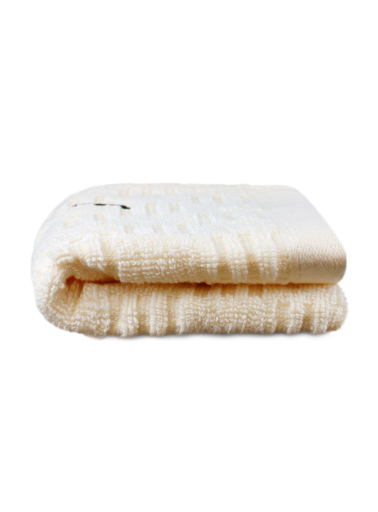 Toalla de cara SAVOY Nautica 100% algodón 30x50cm hipoalergénica crema-4