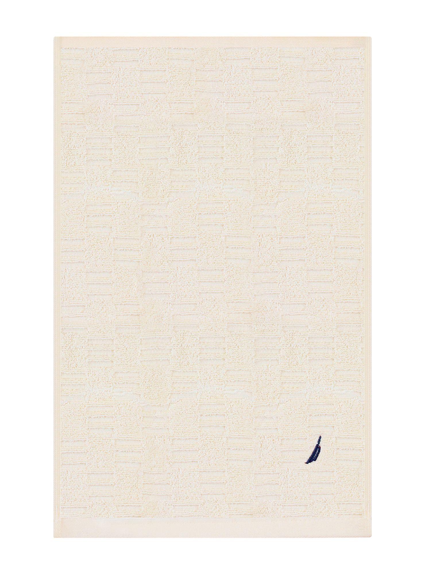 Toalla de cara SAVOY Nautica 100% algodón 30x50cm hipoalergénica crema-2