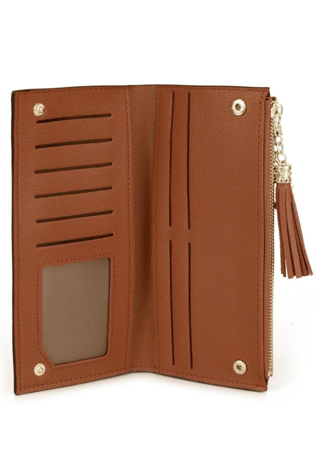 Billetera de mujer Chloe brown Carven-2