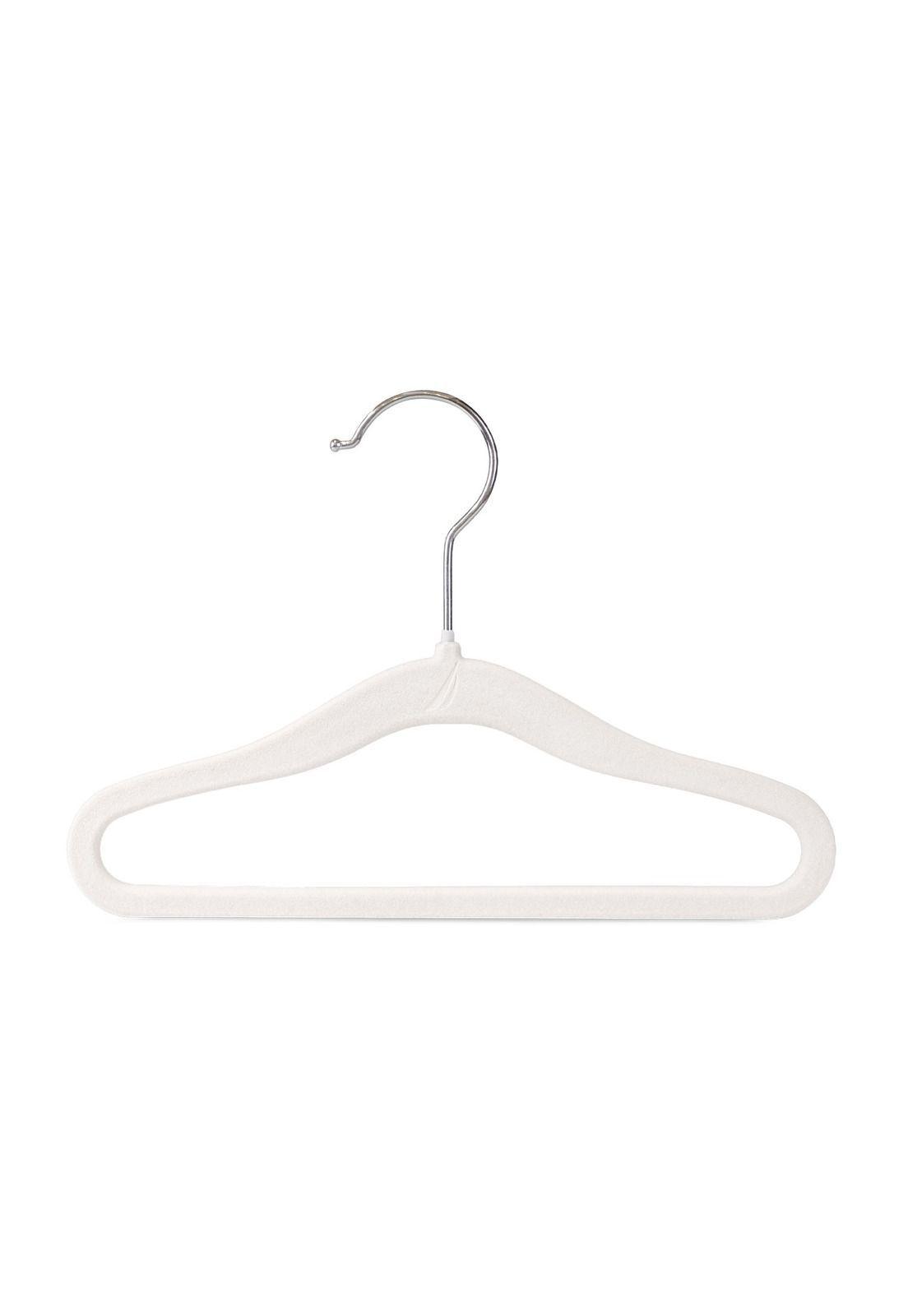 Set 10 Colgadores para Bebé Perchas blancas Infantiles Resistentes para Clóset-1