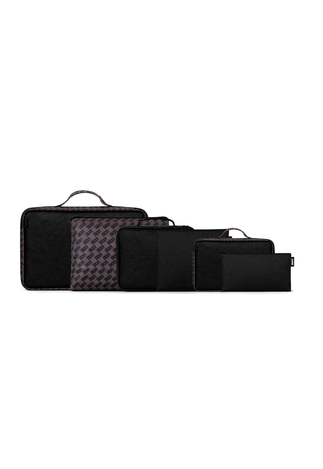 Set 6 Organizadores de Viaje Packing Cubes Chelsea café DKNY-0