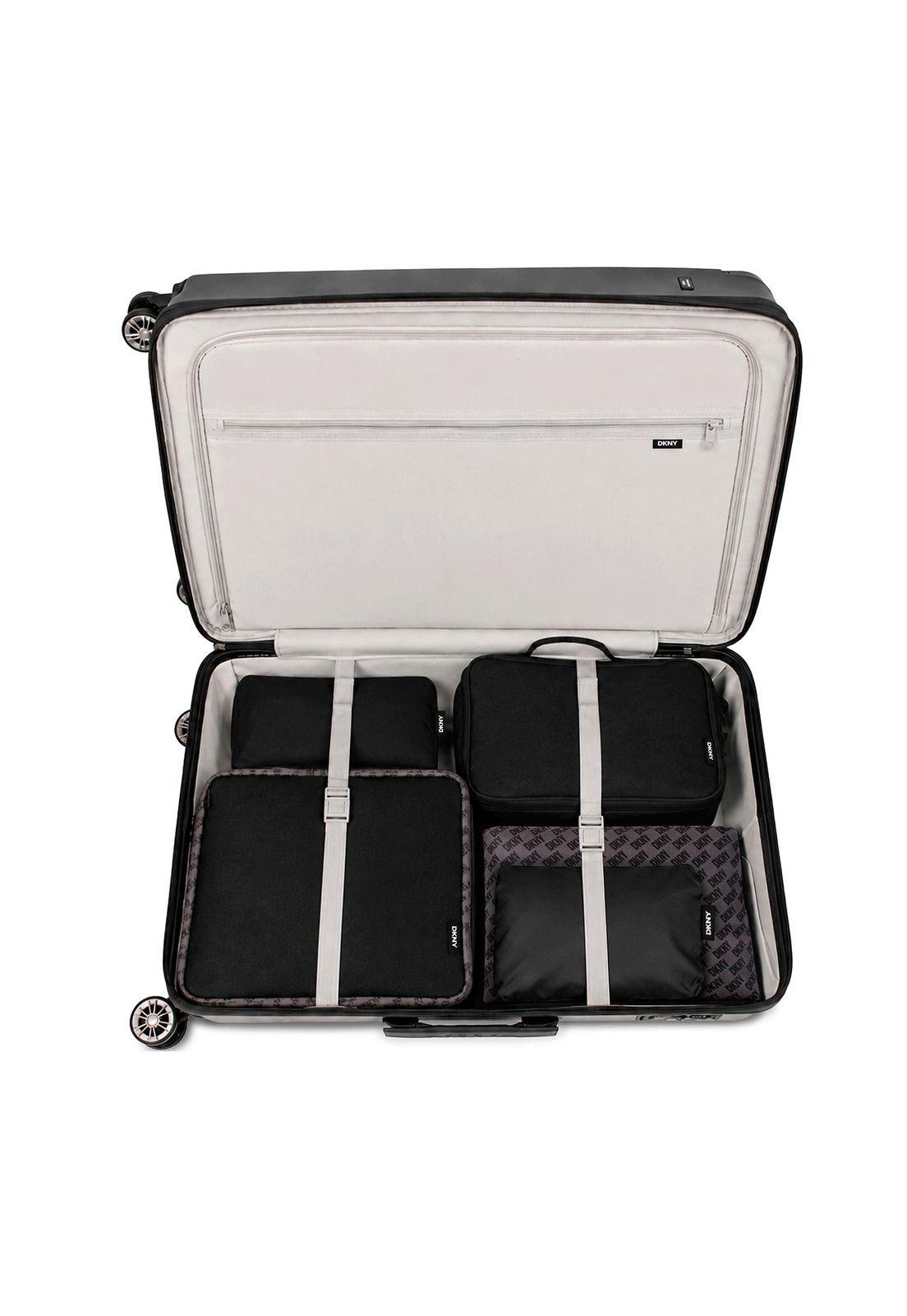 Set 6 Organizadores de Viaje Packing Cubes Chelsea café DKNY-2
