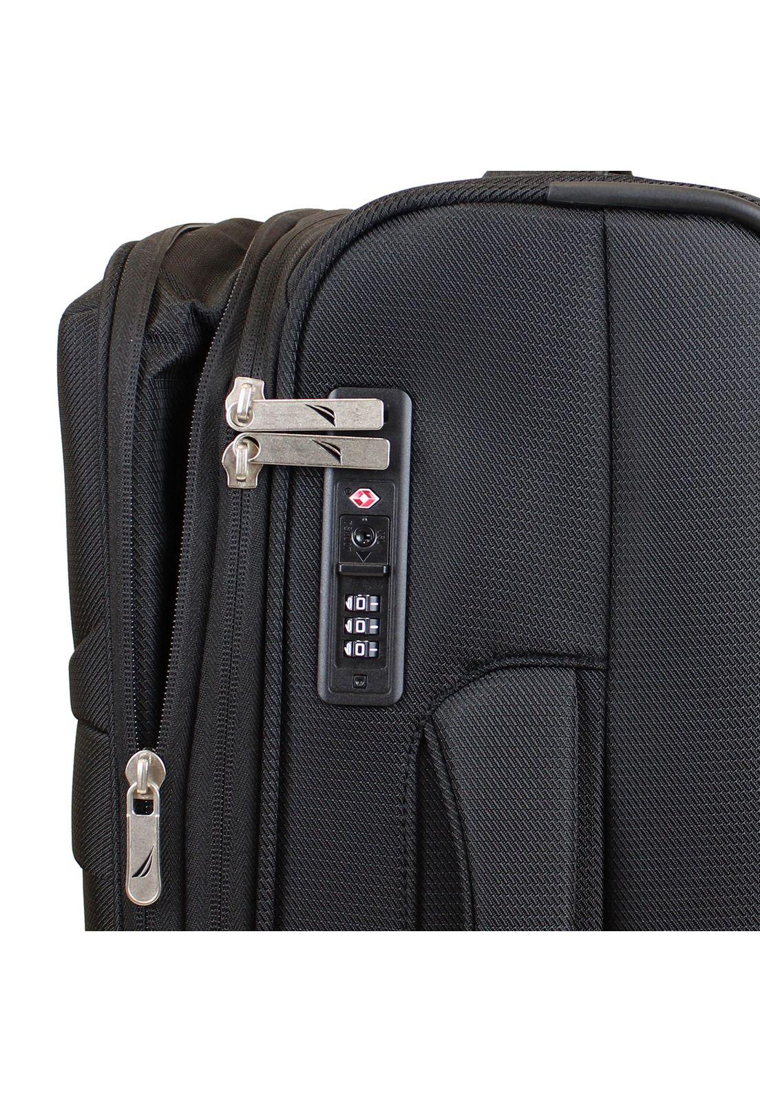 Maleta de tela mediana Nautica Munich 20kg negra-3