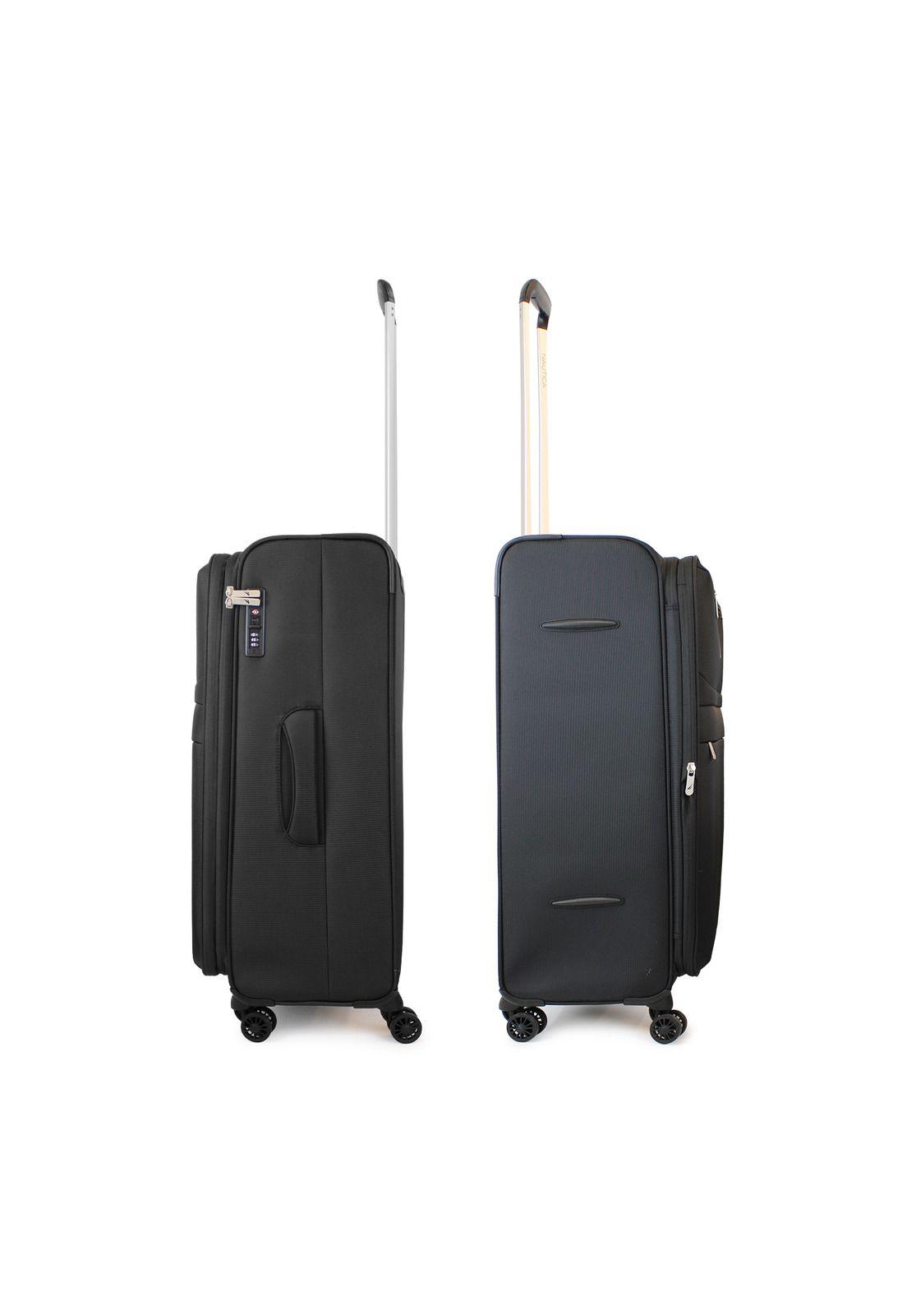 Maleta de tela mediana Nautica Munich 20kg negra-5