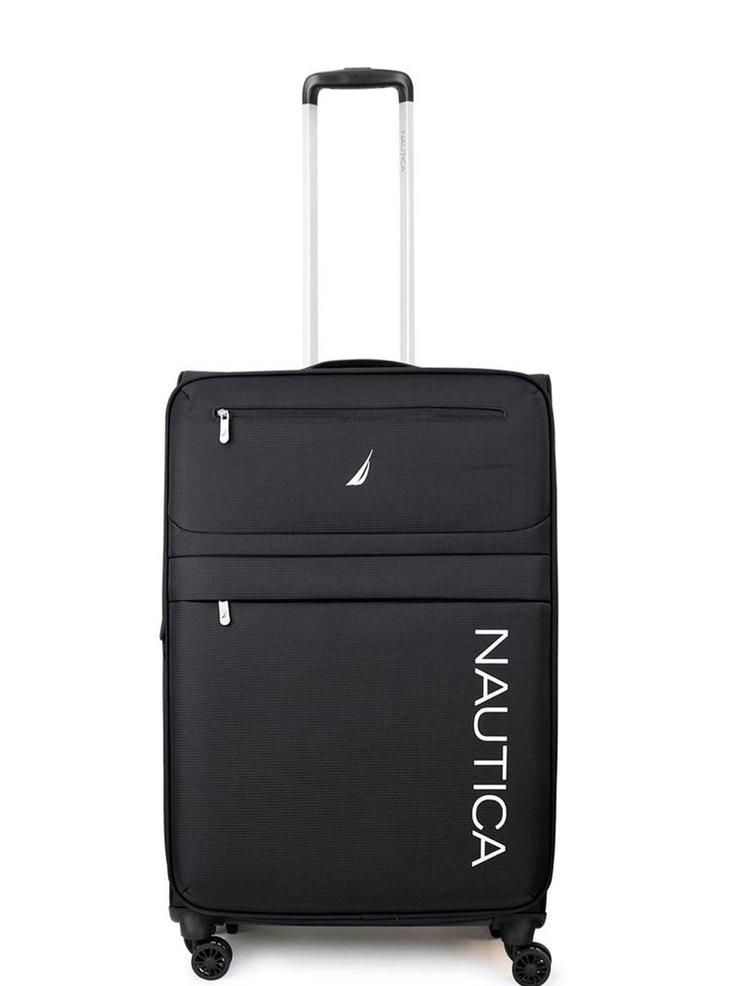 Maleta blanda de tela mediana Nautica Munich 20kg negra-0