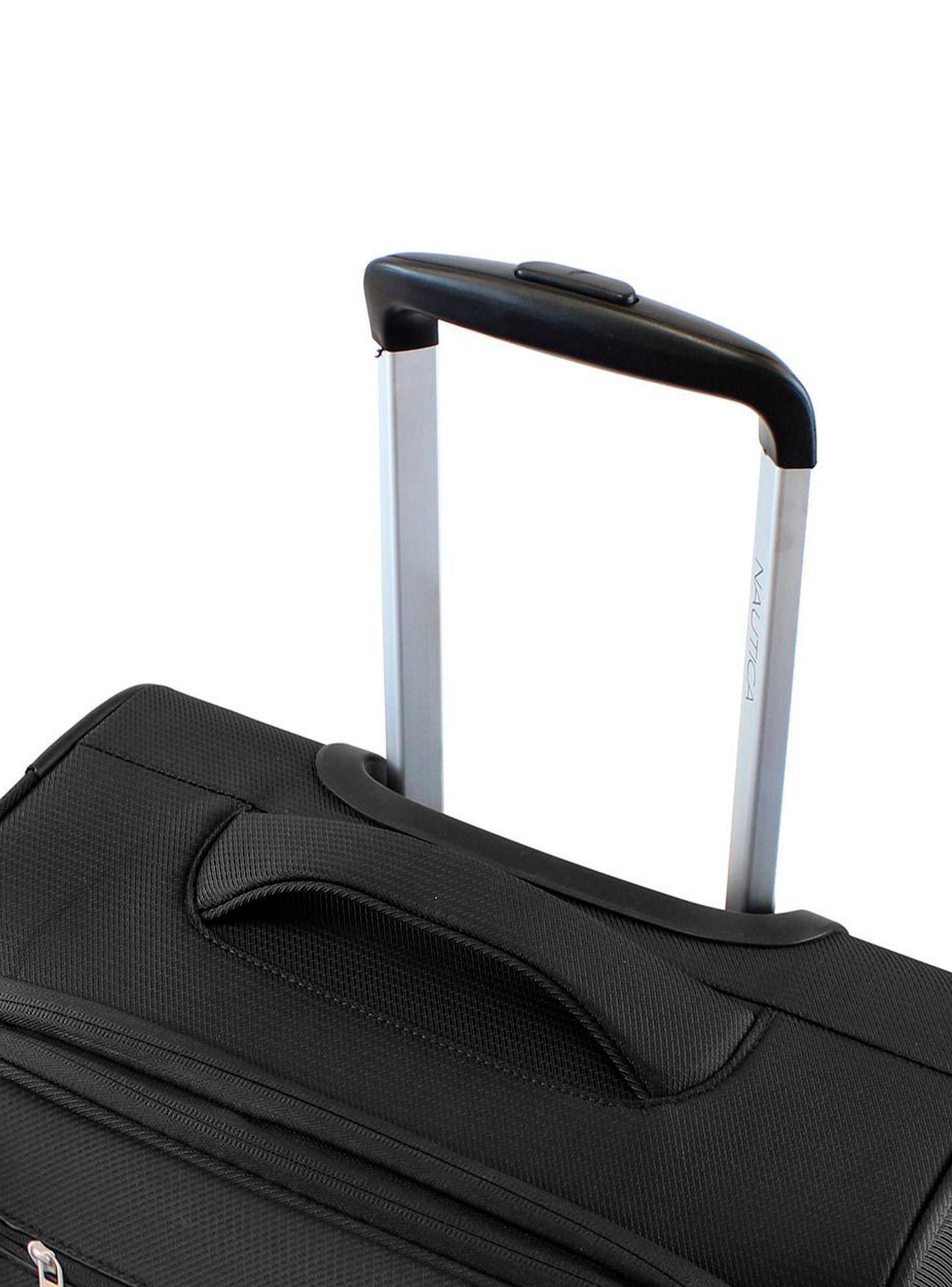 Maleta blanda de tela mediana Nautica Munich 20kg negra-3