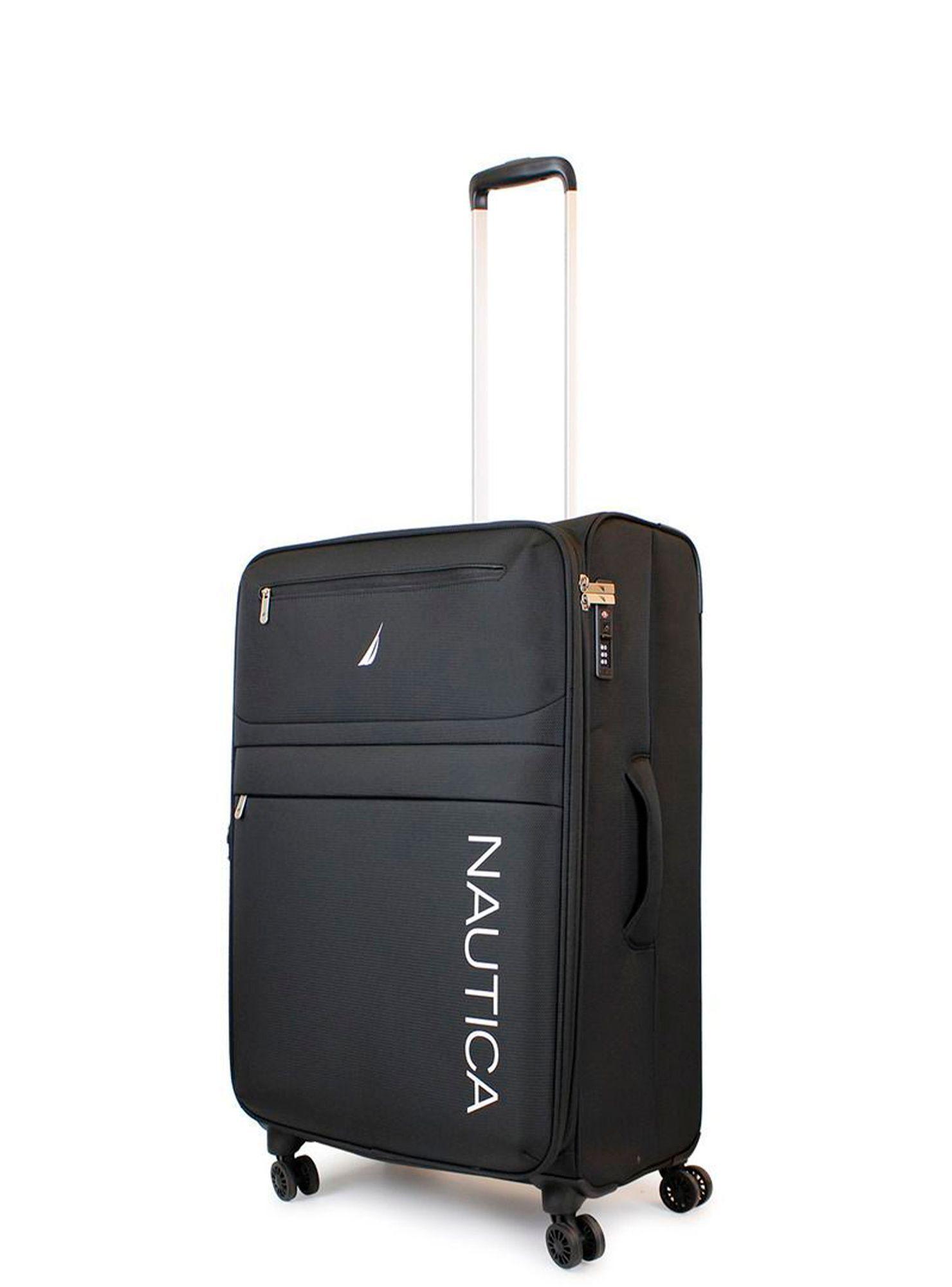 Maleta blanda de tela mediana Nautica Munich 20kg negra-5