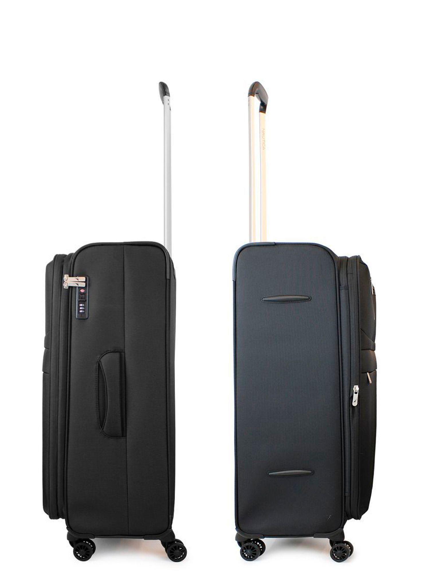 Maleta blanda de tela mediana Nautica Munich 20kg negra-6