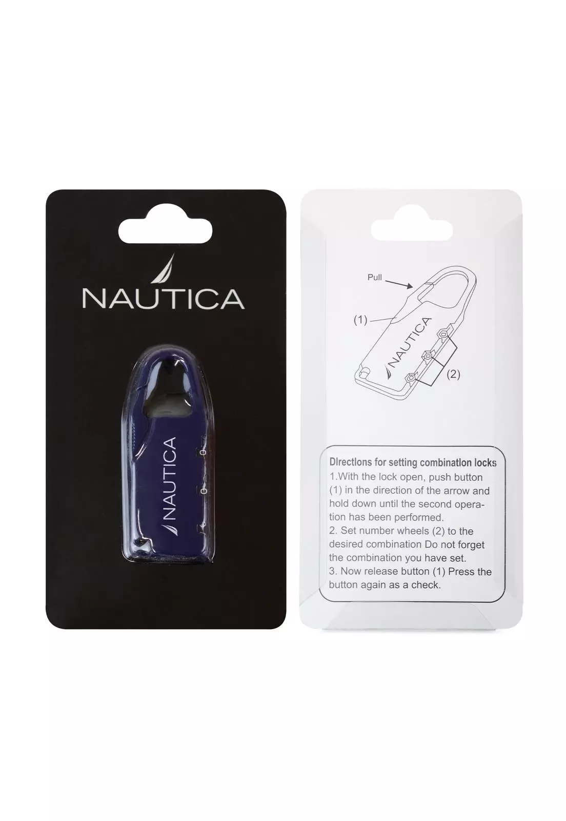 Candado con Clave 3 dígitos Nautica-4