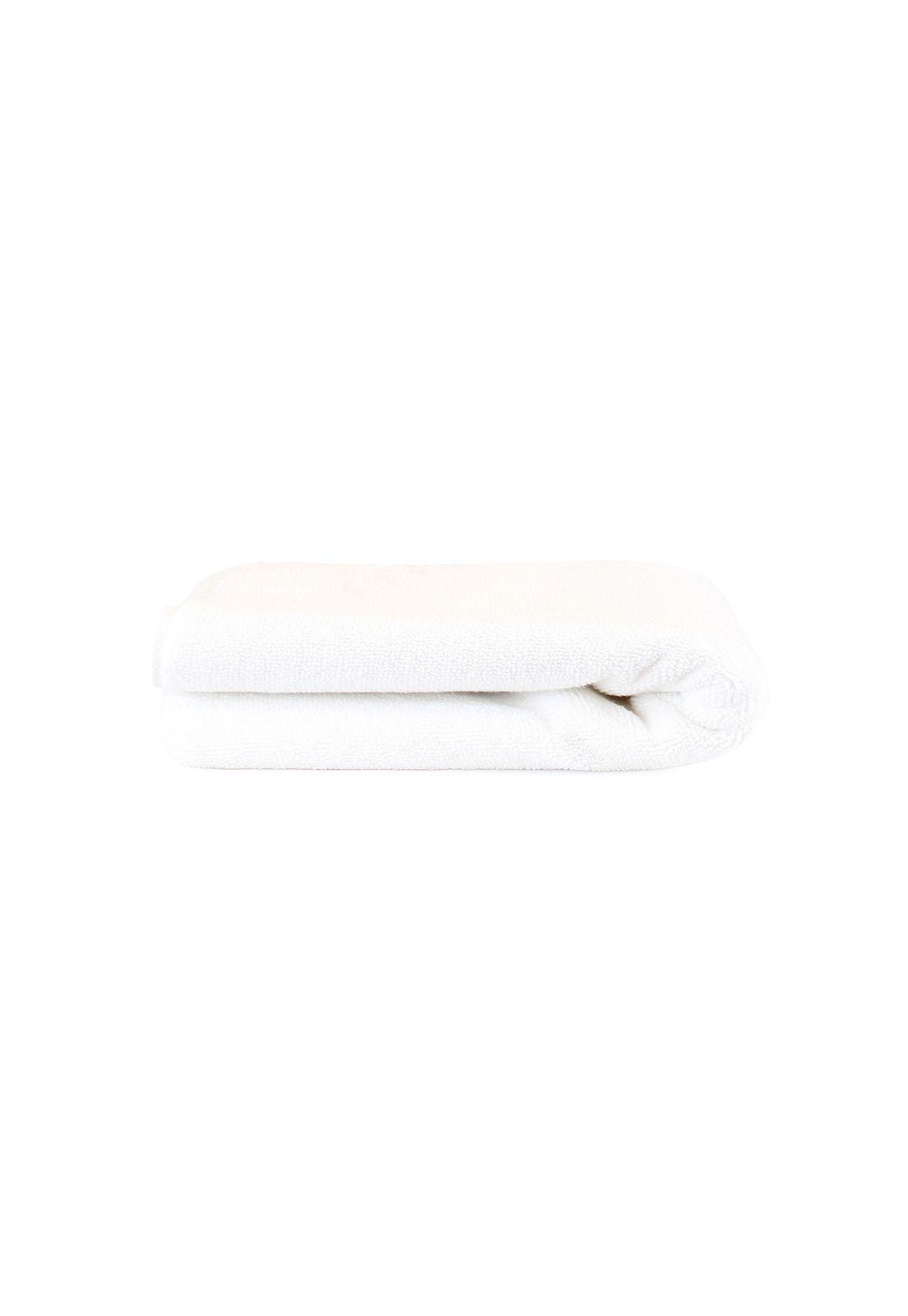 Toalla de cara Nautica 100% algodón premium 30x30cm blanca-azul-3