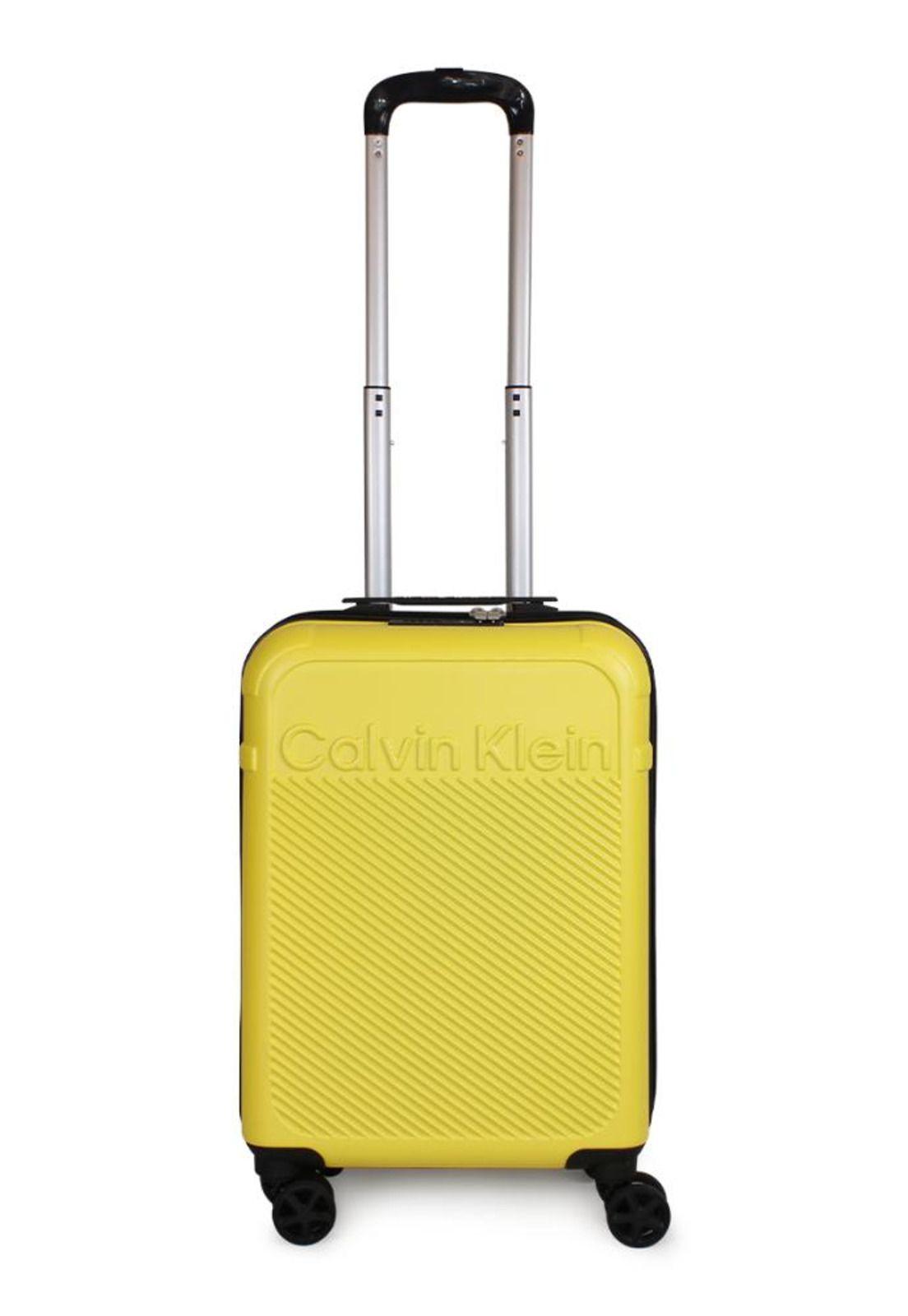 Pack 2 maletas Expression S de cabina 10kg + grande 23kg amarilla Calvin Klein-5