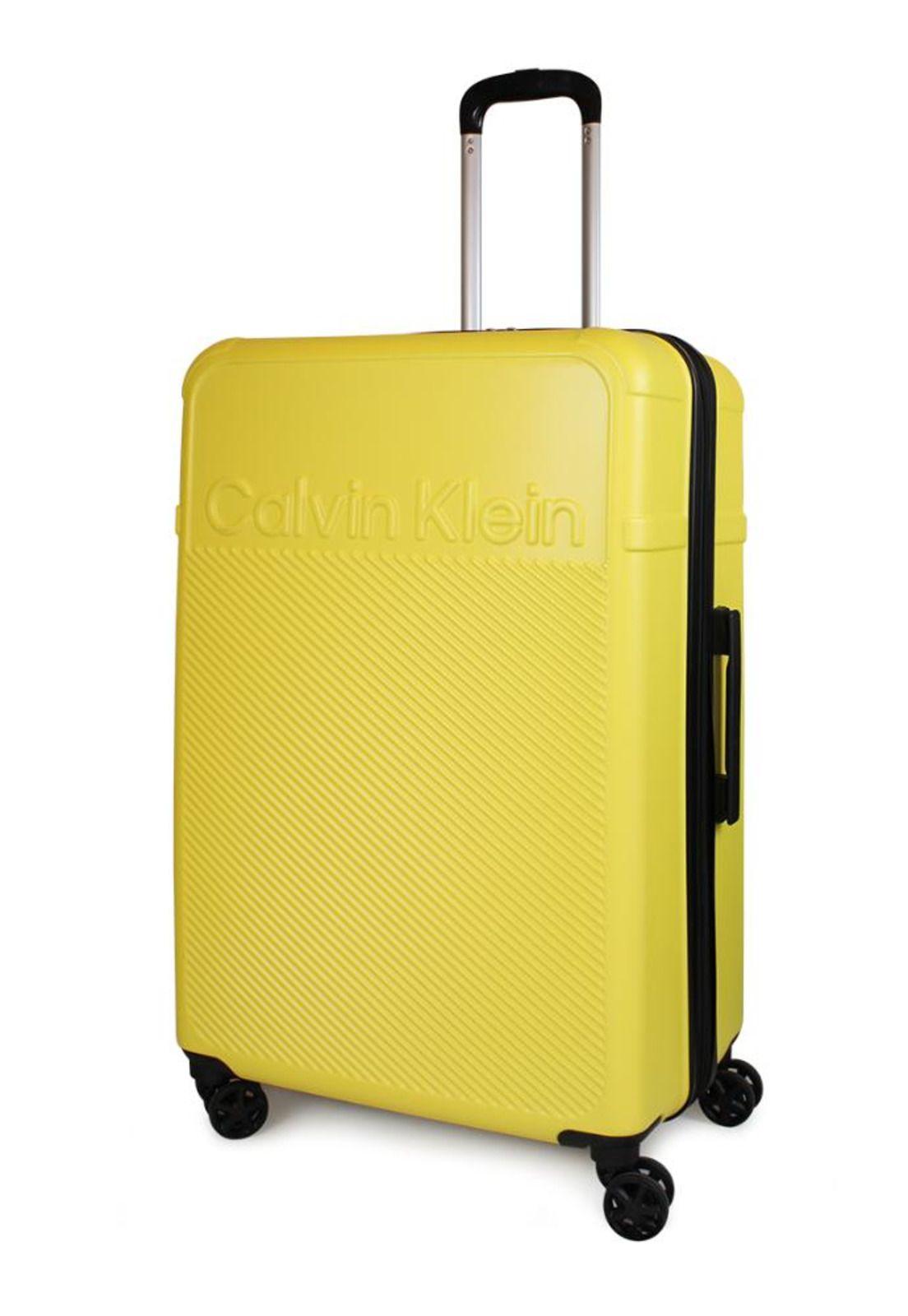 Pack 2 maletas Expression S de cabina 10kg + grande 23kg amarilla Calvin Klein-6