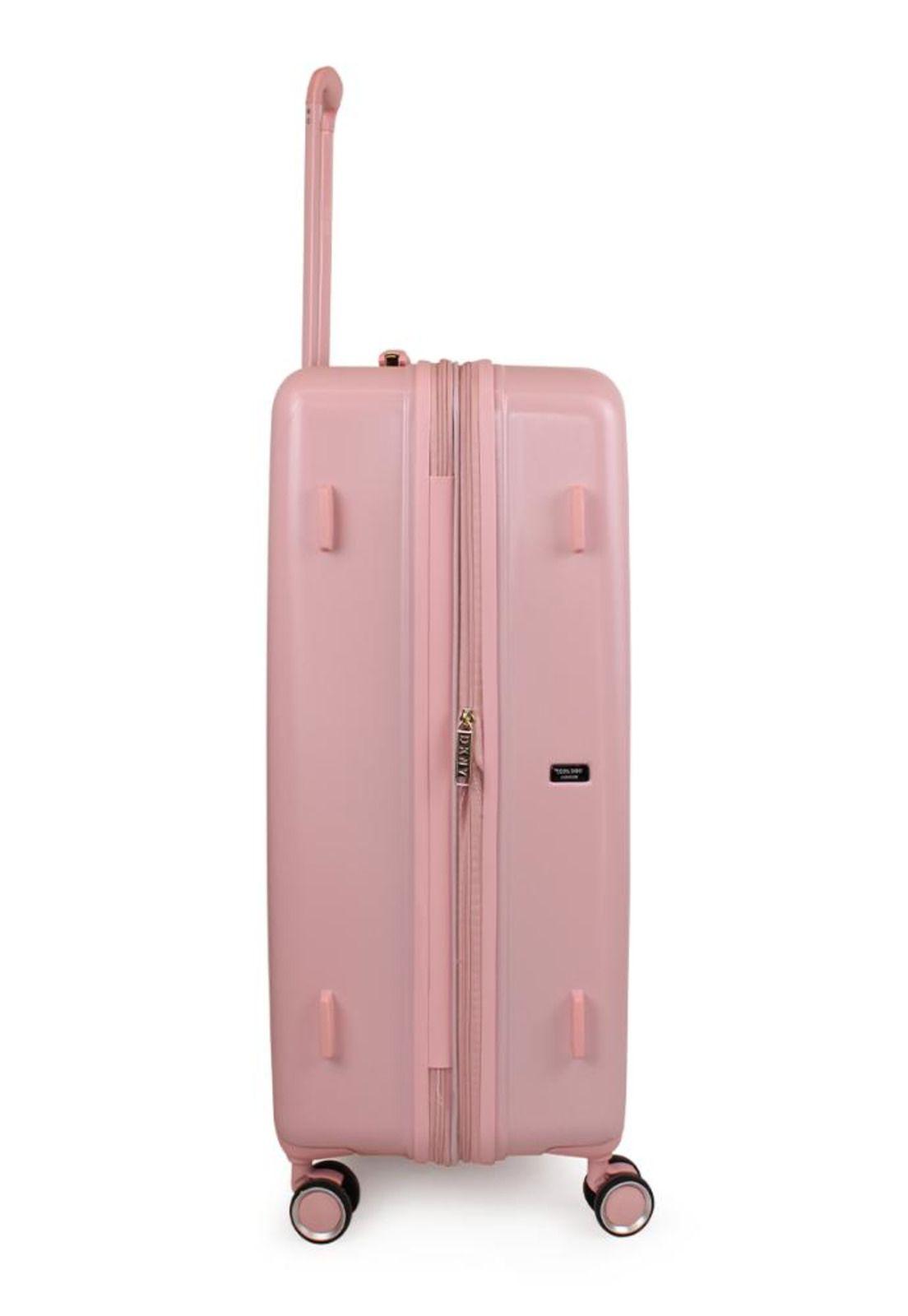 Set 3 maletas City Block cabina S+M+L pink DKNY-8