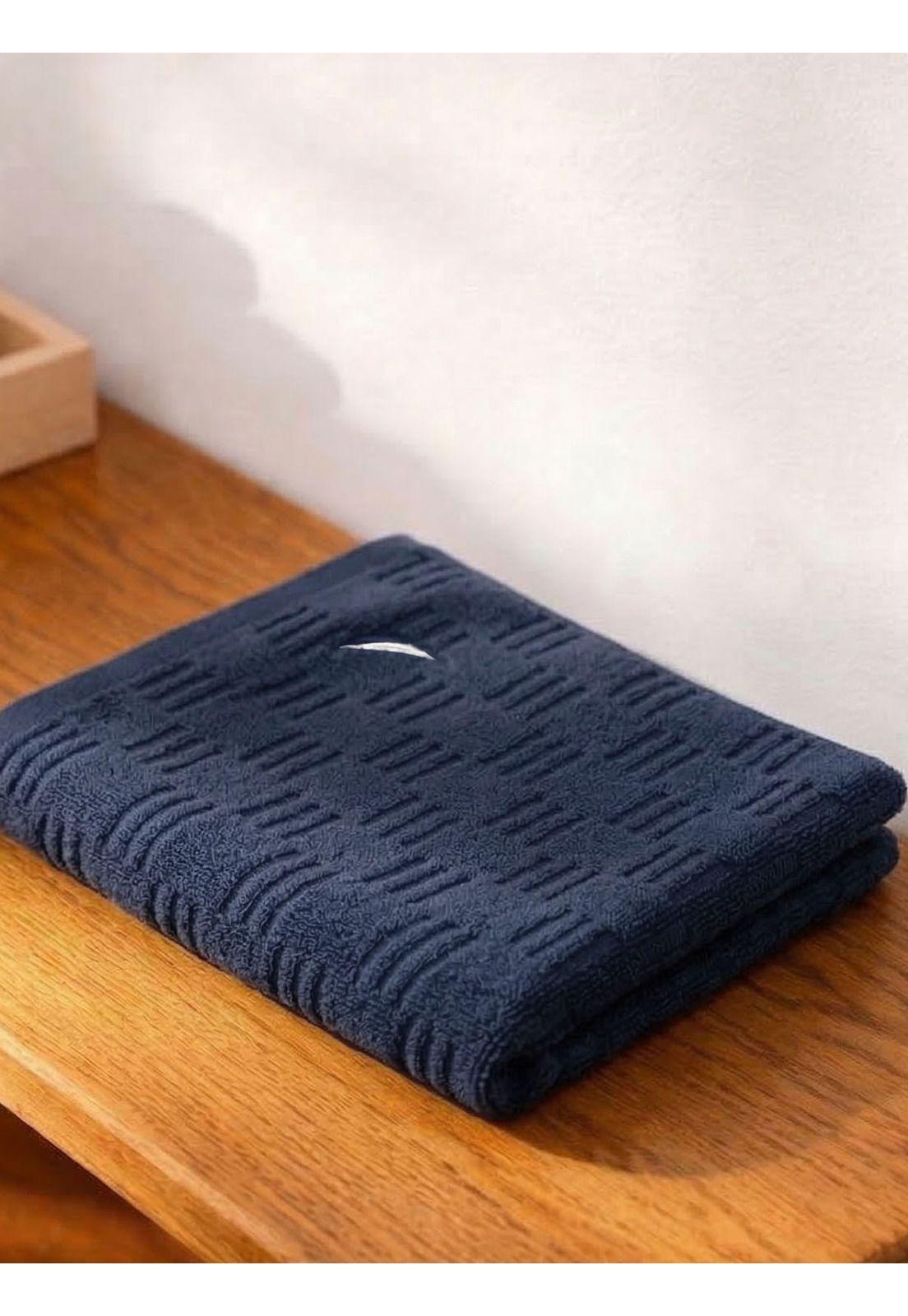 Toalla de manos SAVOY Nautica 100% algodón ultra suave 40x60cm azul-0