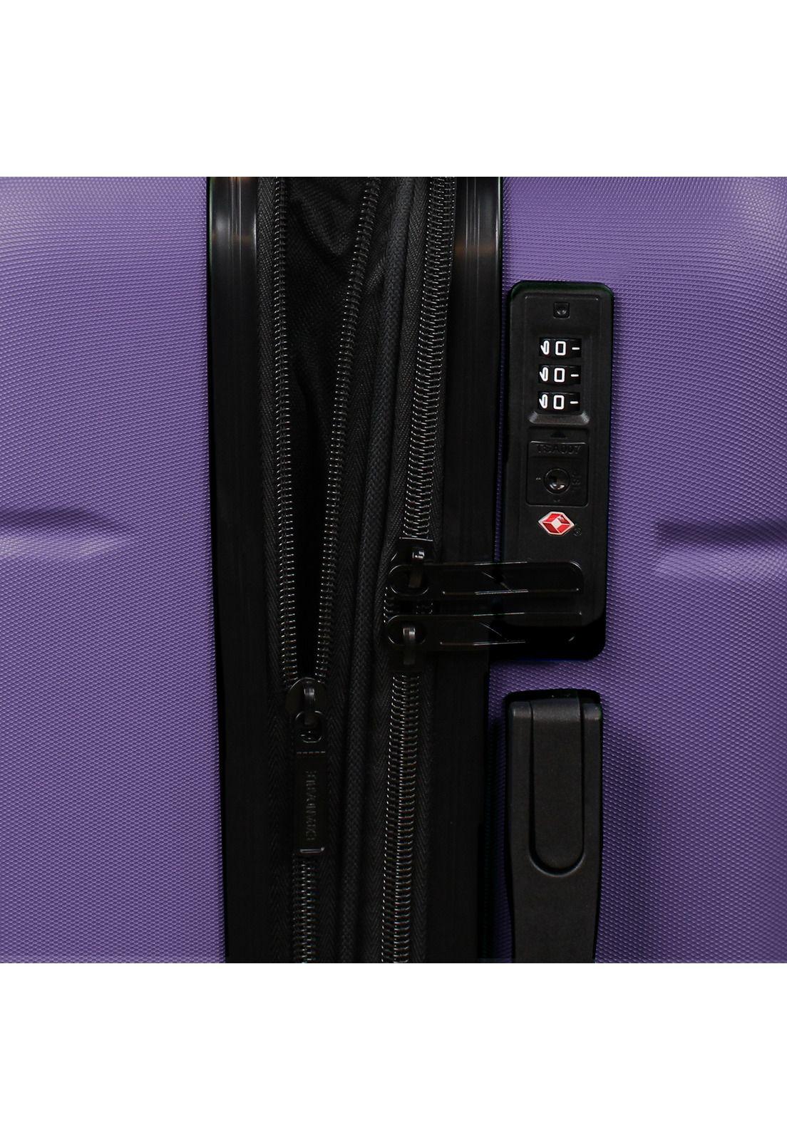 Maleta grande Amsterdam L 23kg morada Nautica-3