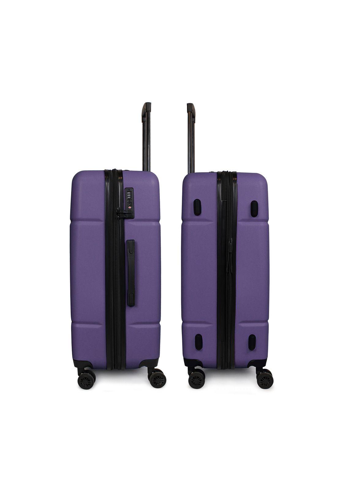 Maleta grande Amsterdam L 23kg morada Nautica-6