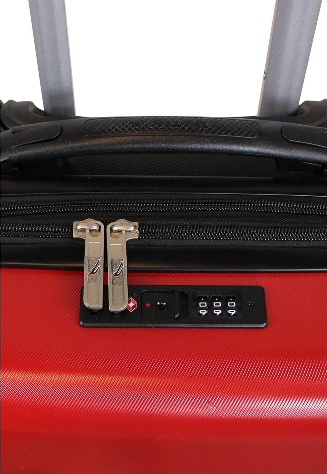 Pack Nautica Maleta cabina Bora 10kg + Crossbody Diana roja-8