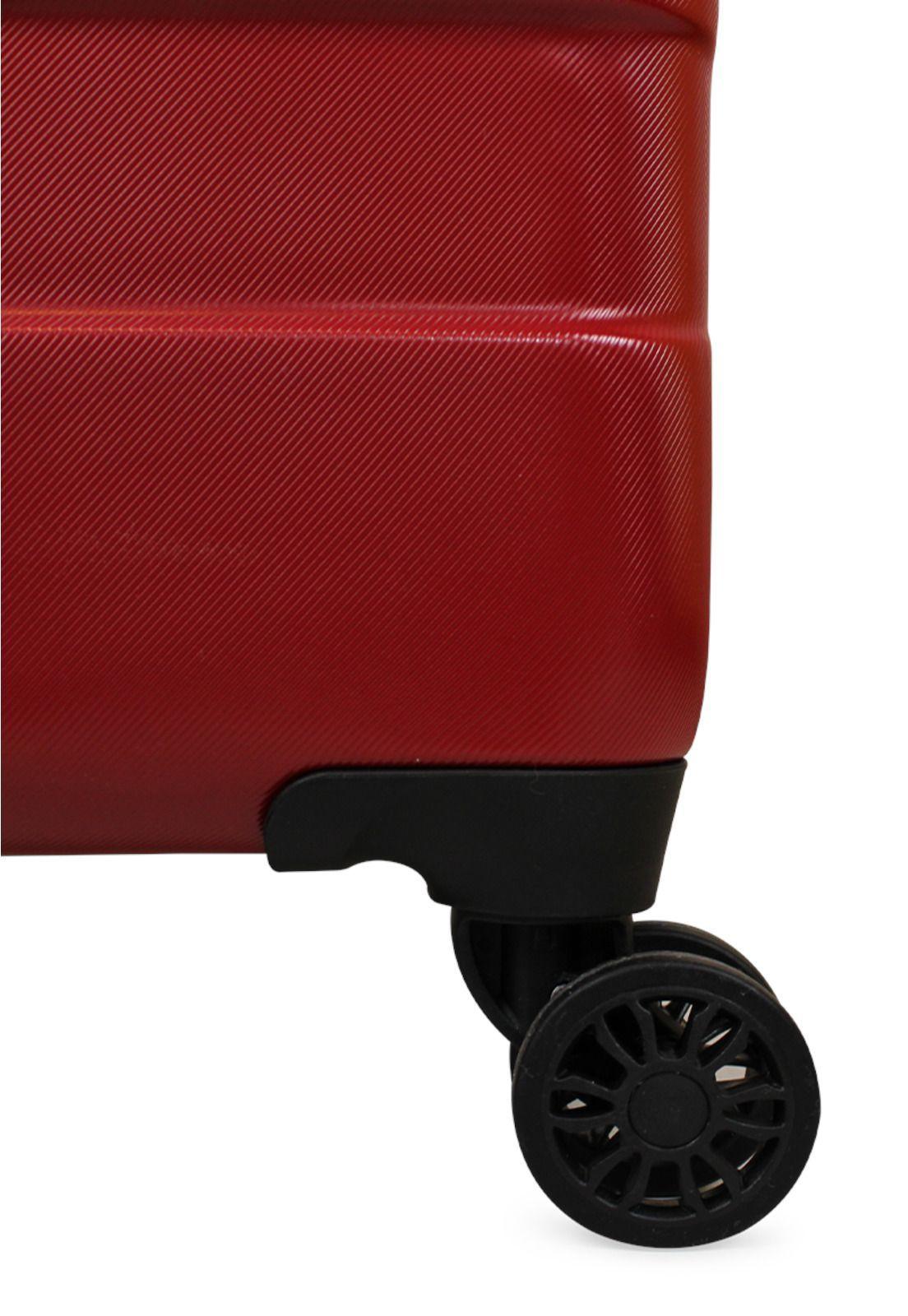 Pack Nautica Maleta cabina Bora 10kg + Crossbody Diana roja-9