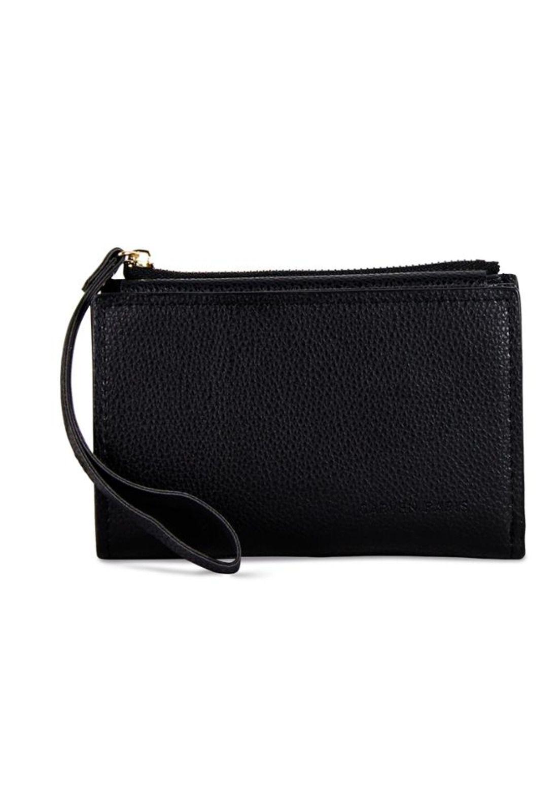 Billetera mujer Adara negra Carven-3