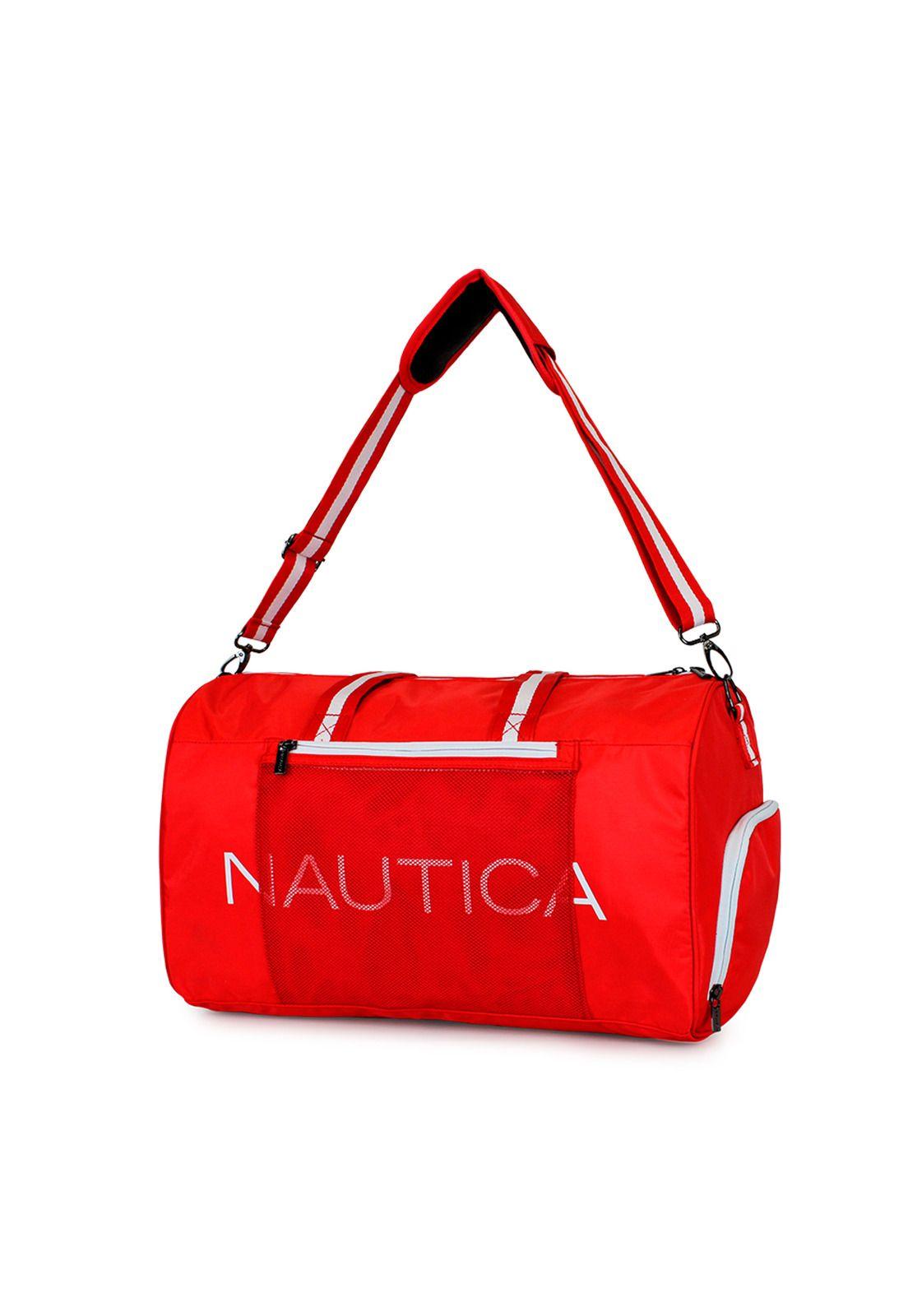Bolso Aries rojo Nautica + Candado-2