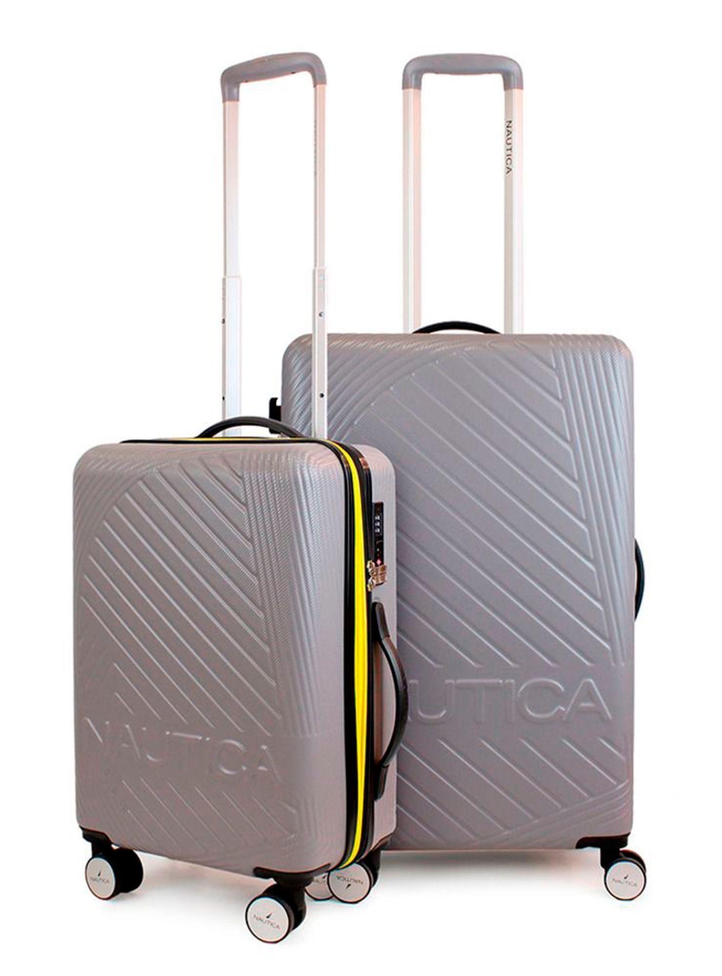 Pack 2 maletas Nautica S+M Bahamas 10kg y 20kg gris-0