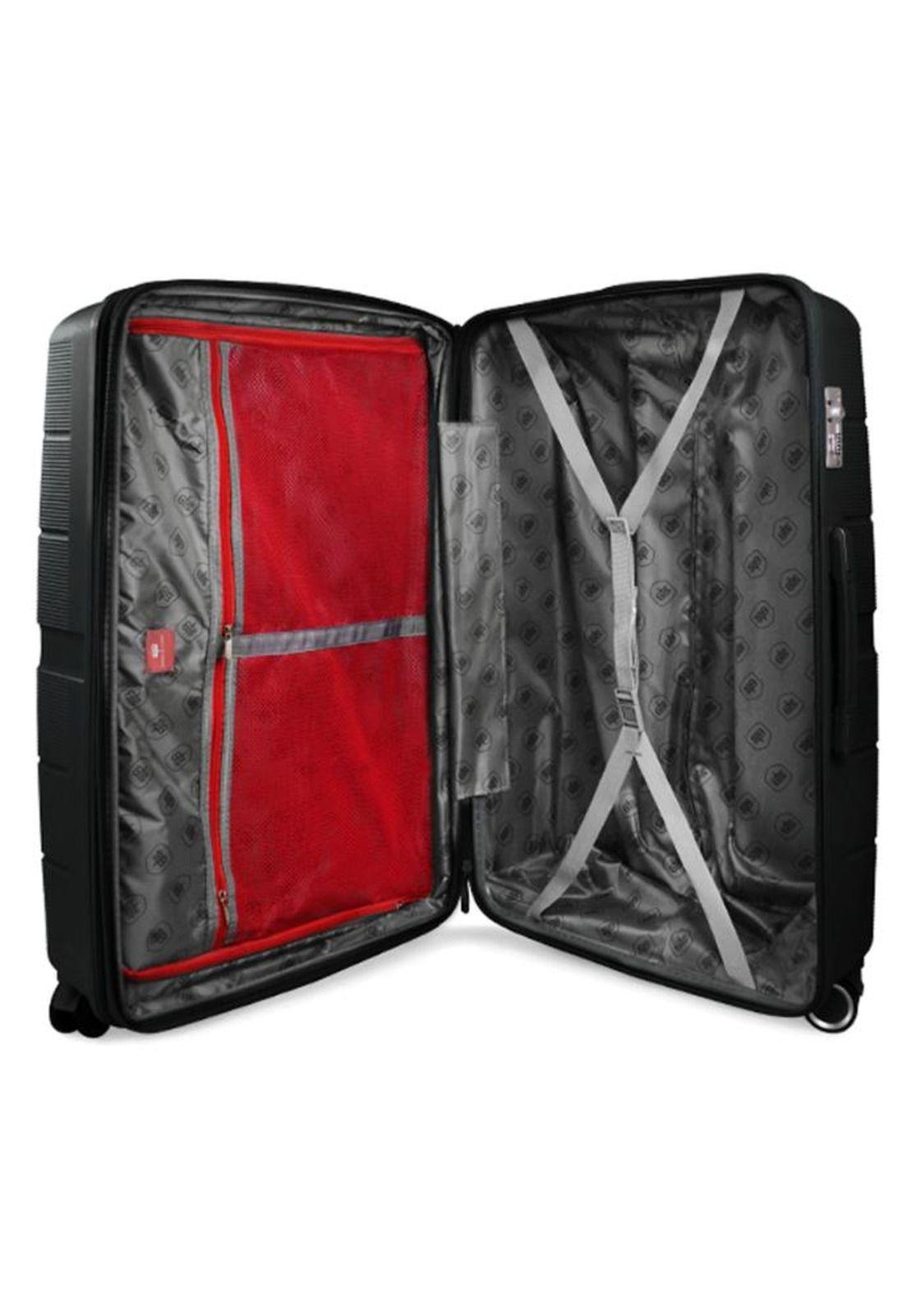 Maleta Xpos negra L grande 23kg Swiss Bag-2