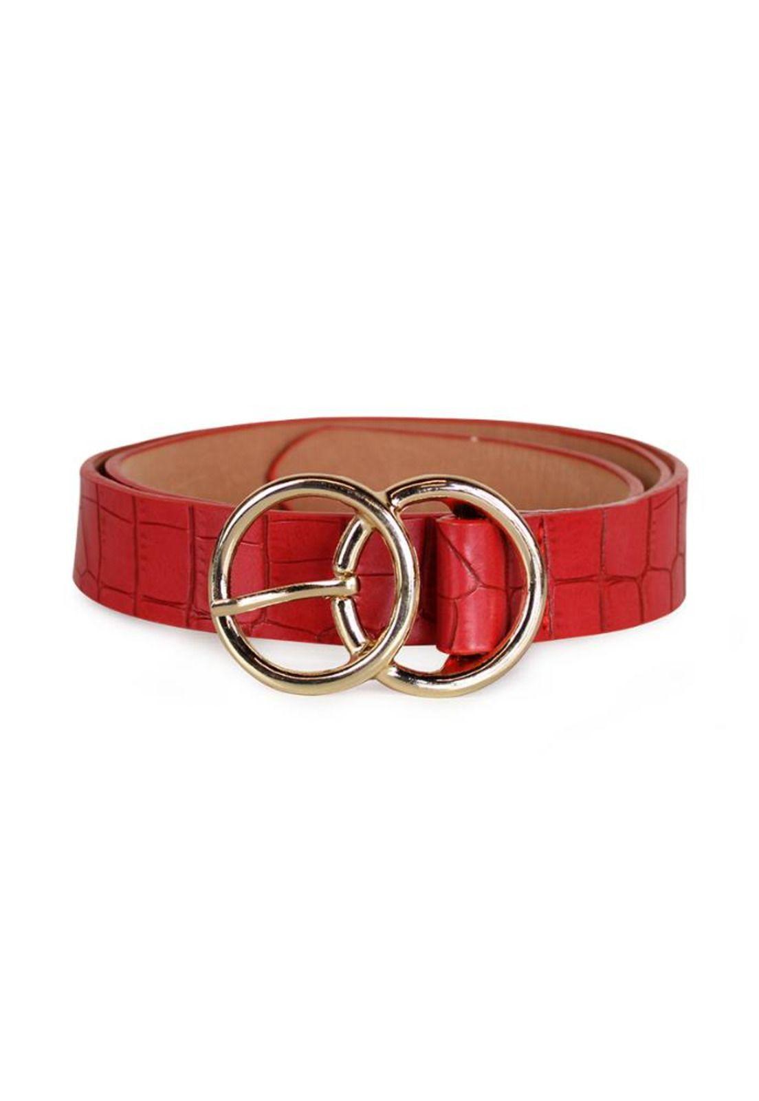 Cinturón mujer Lisa rojo Carven-0