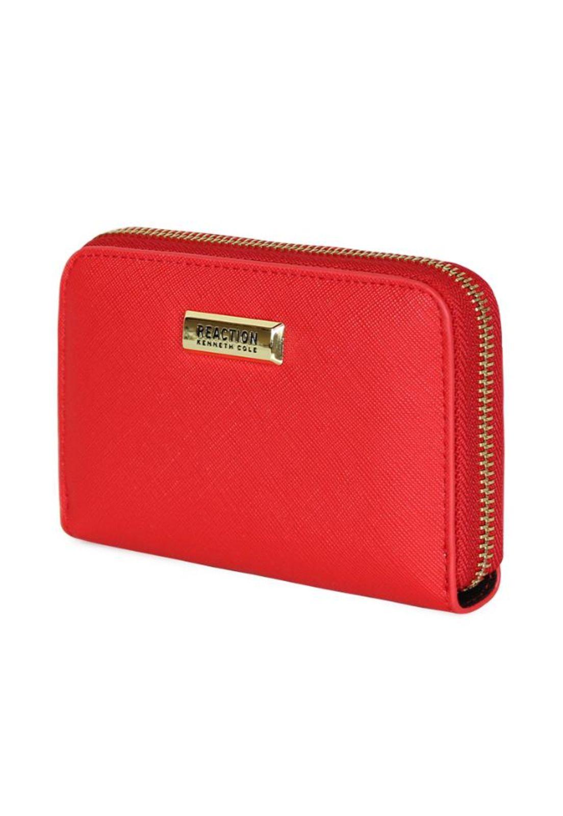 Billetera mujer Trifold roja Kenneth Cole-1