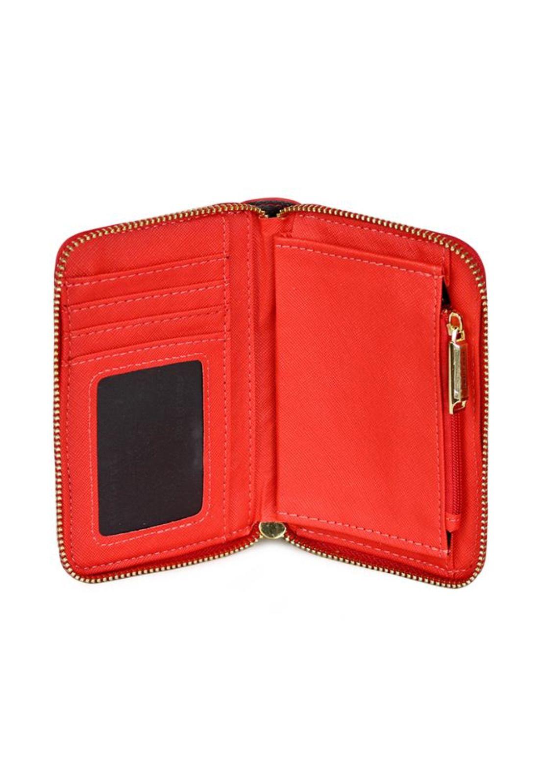 Billetera mujer Trifold roja Kenneth Cole-3