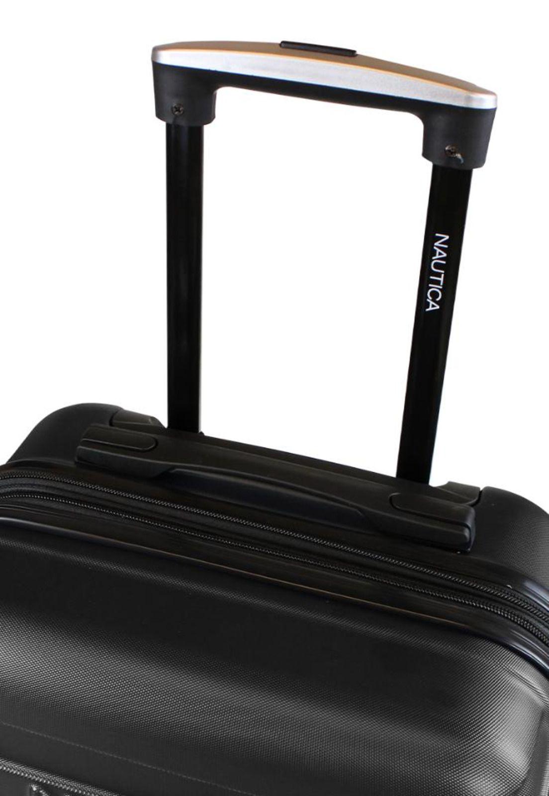 Pack 2 maletas Mediana 18kg + grande 23kg Soho negro Nautica-4