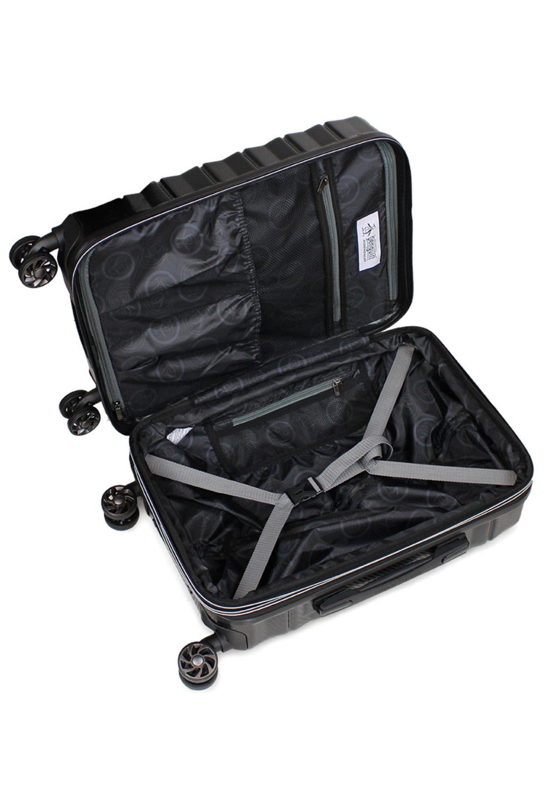 Maleta cabina S (10 Kg) Rocky negra Penguin-1
