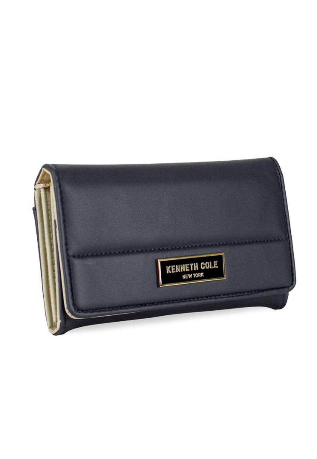 Billetera mujer Sol azul Kenneth Cole-1