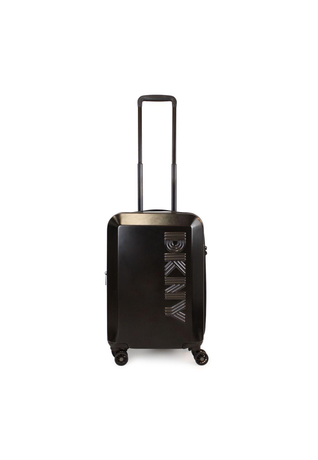 Pack 2 Maletas Donna Karan Lumina S 10kg + L 23kg negra DKNY-1